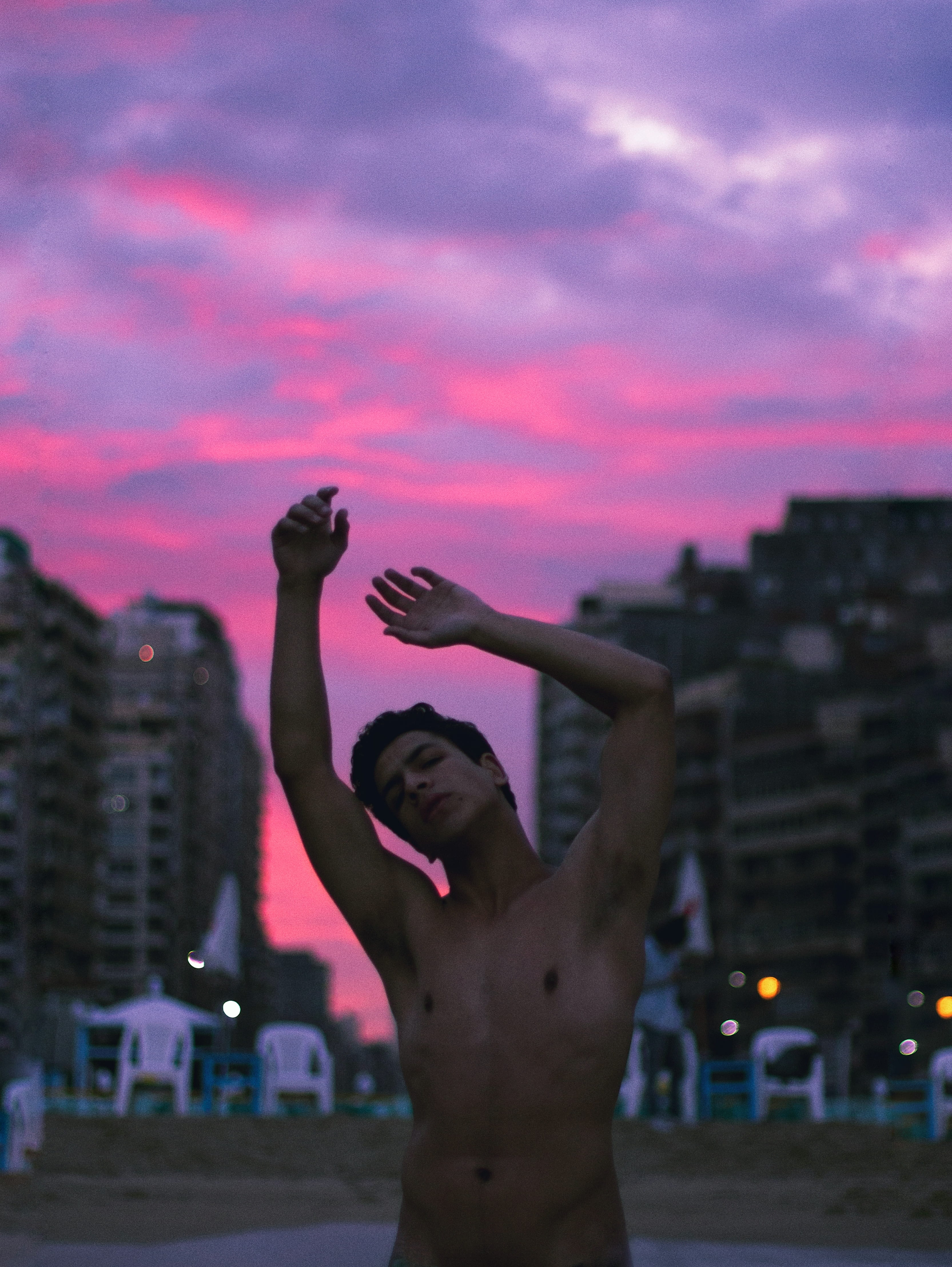 4K, #artt, arms raised, #model, outdoors, leisure activity, building exterior, #portrit, city, lifestyles, alexandria governorate, young adult, #wallpaper, Phone HD Wallpaper