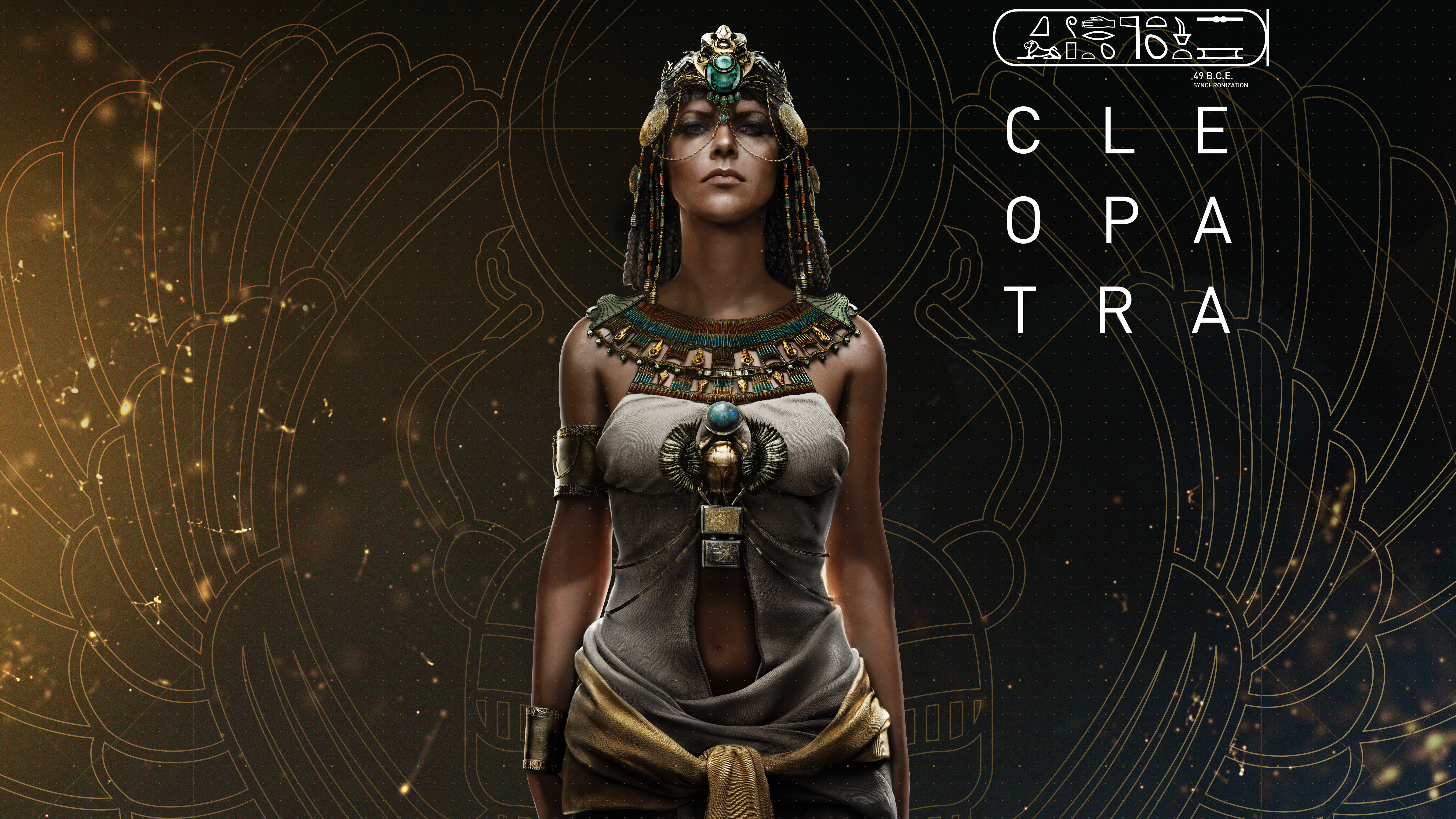 8K, Cleopatra, 4K, 8K, Assassins Creed: Origins, HD Wallpaper