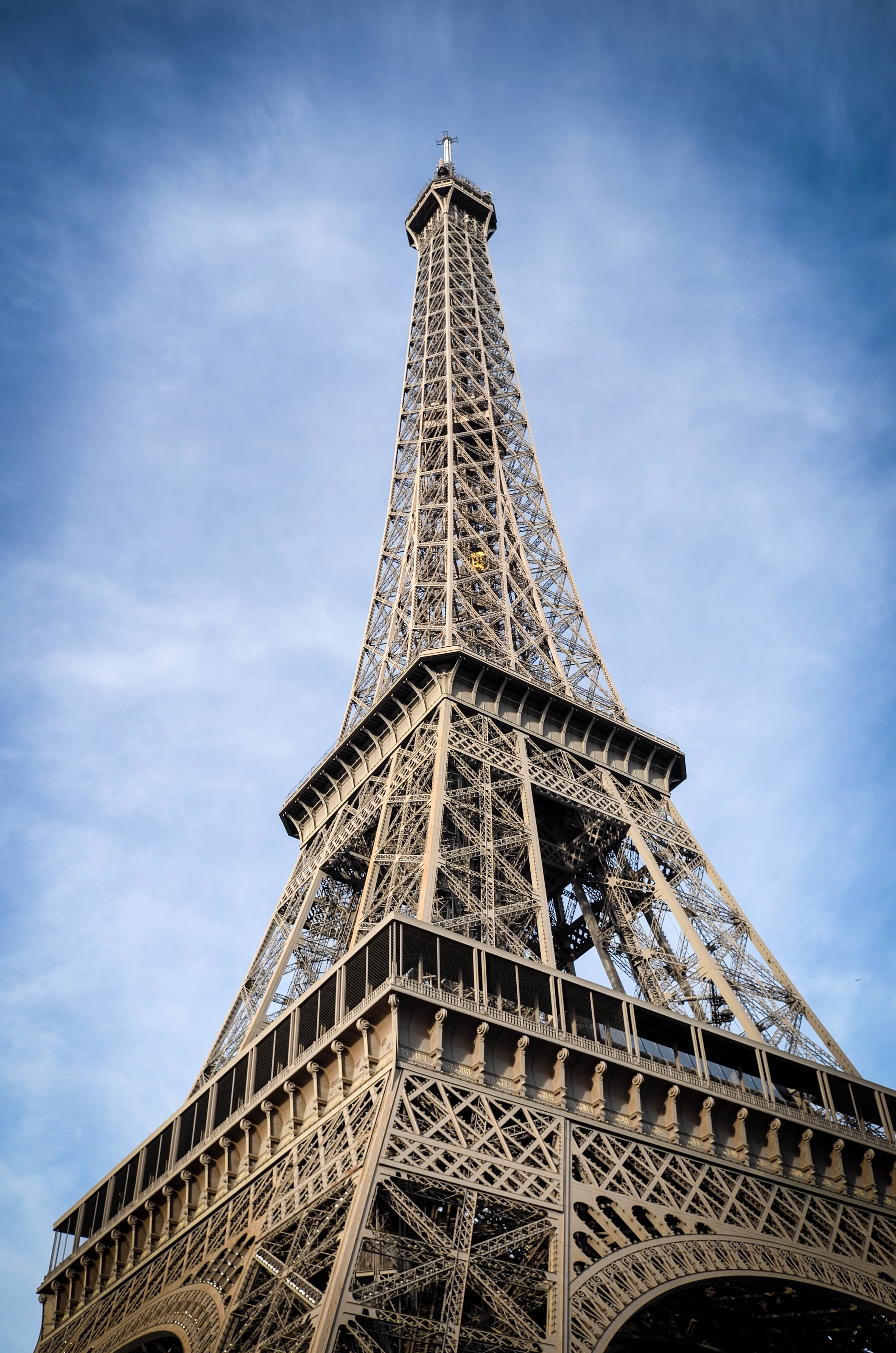 attraction, history, eiffel tower, landmark, tourism, travel, travel destinations, tower, places of interest, no people, iron - metal, spire, 4K, day, Phone HD Wallpaper