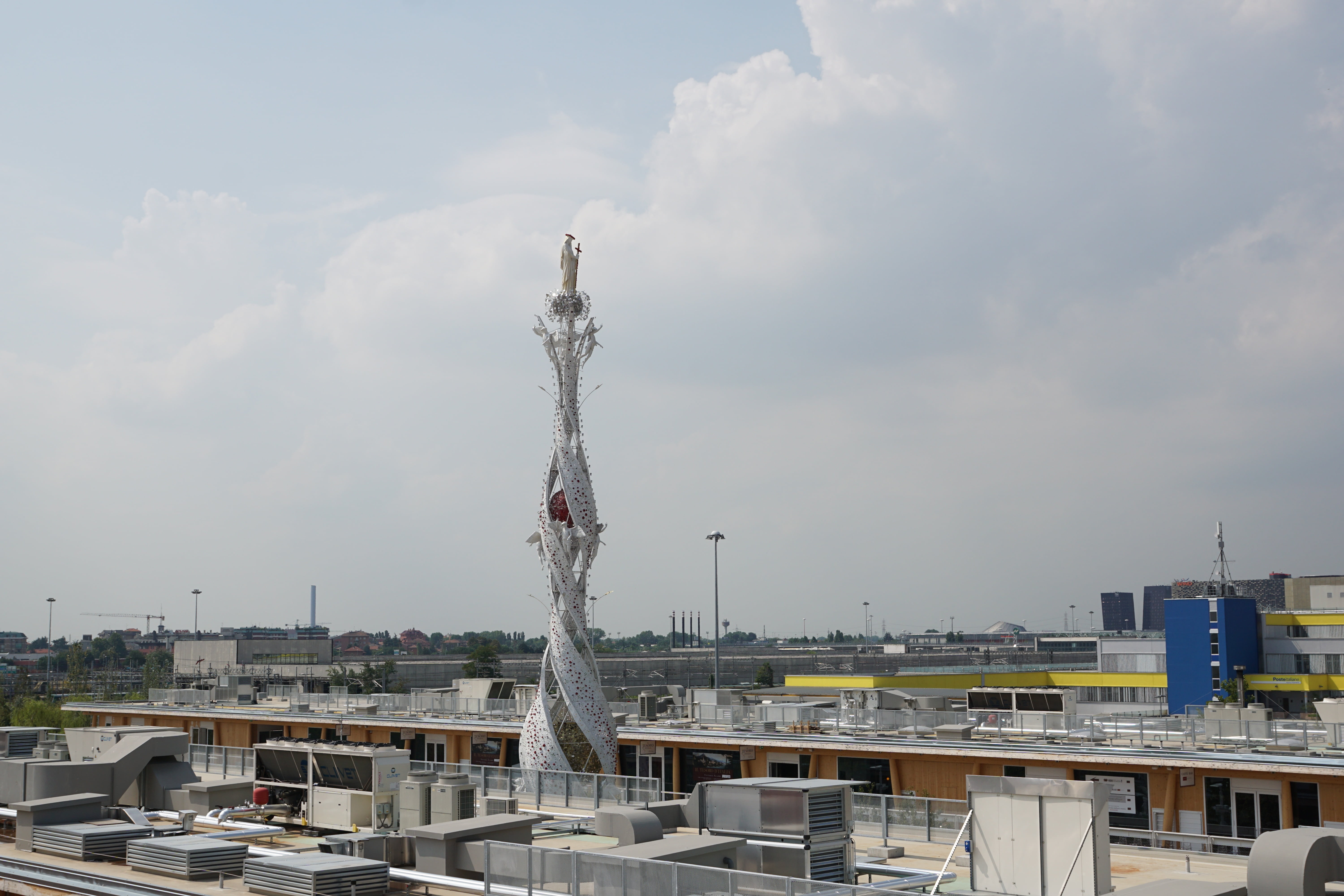 cloud - sky, nature, modern, milan, travel destinations, sky, industry, no people, outdoors, transportation, 5K, worlds fair, communication, day, expo, HD Wallpaper