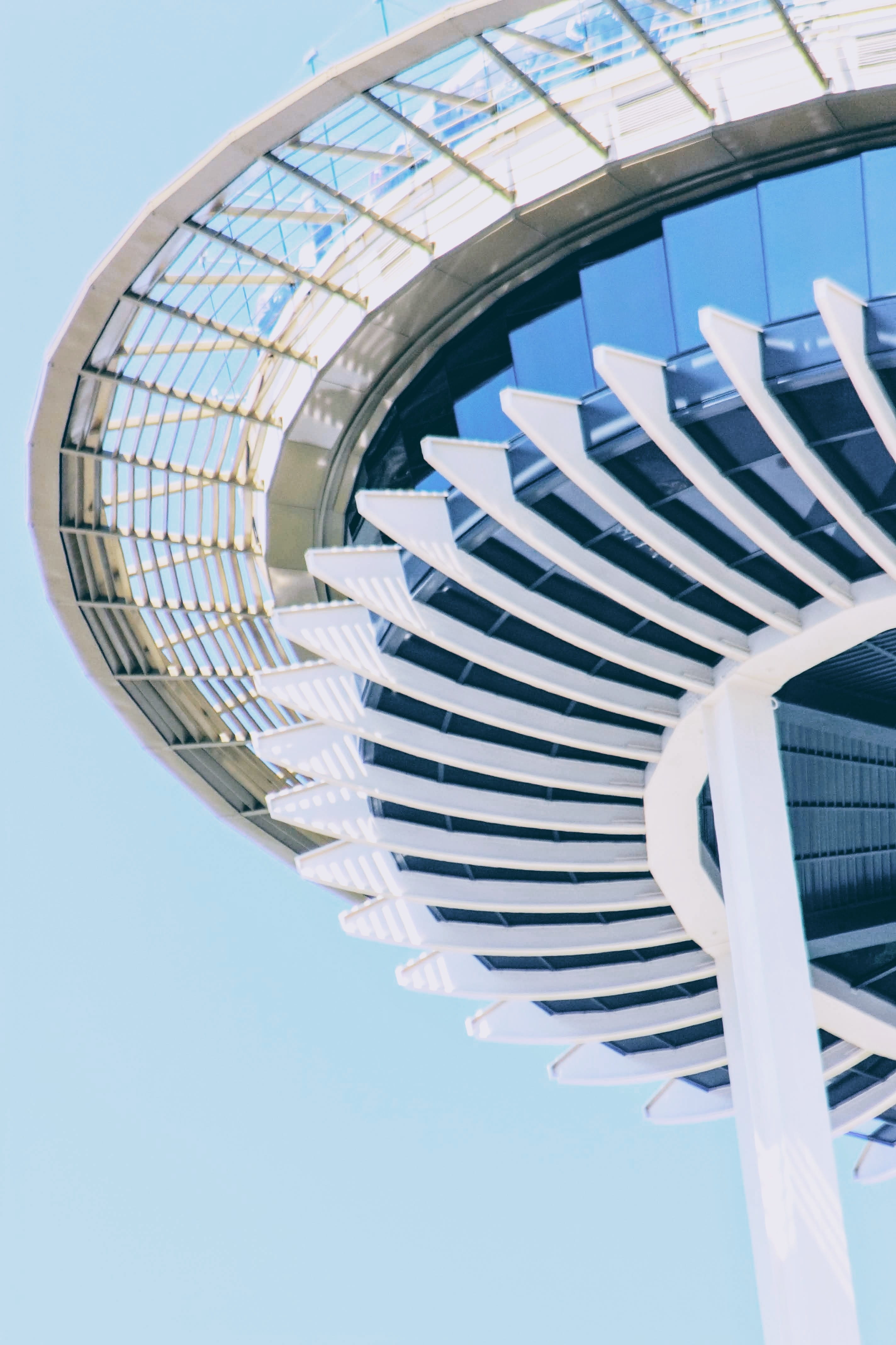 rural, pattern, day, seattle, shape, outdoors, city, building exterior, space needle, sunlight, skyscraper, tower, travel destinations, 4K, tourism, countryside, Phone HD Wallpaper