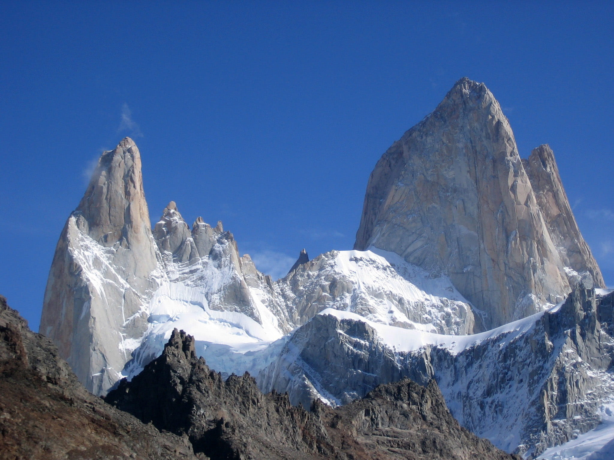 khumbu, snow, no people, winter, mountains, mountain Range, rock - Object, himalayas, blue, european Alps, photos, public domain, national Park, cold temperature, HD Wallpaper
