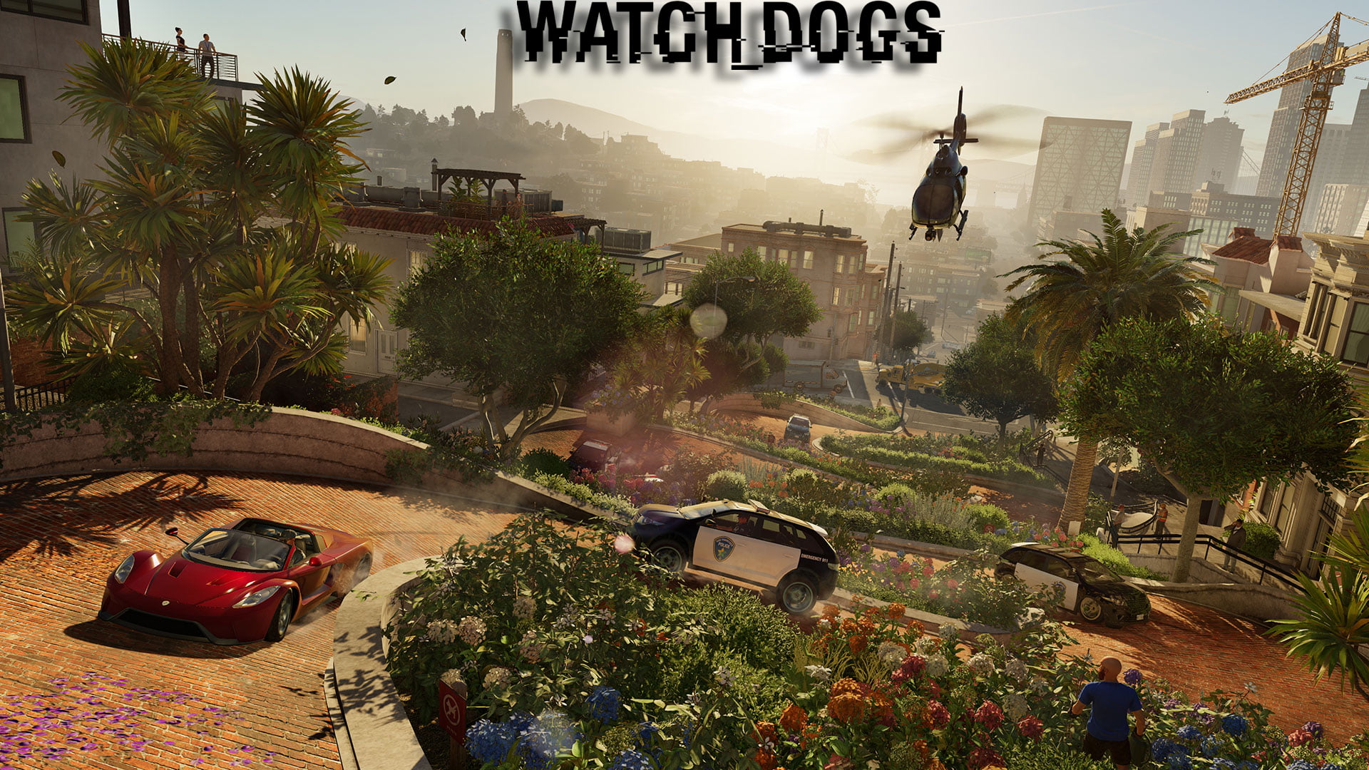 HDR, 1080P, Watch_Dogs 2, Ferrari, HD Wallpaper