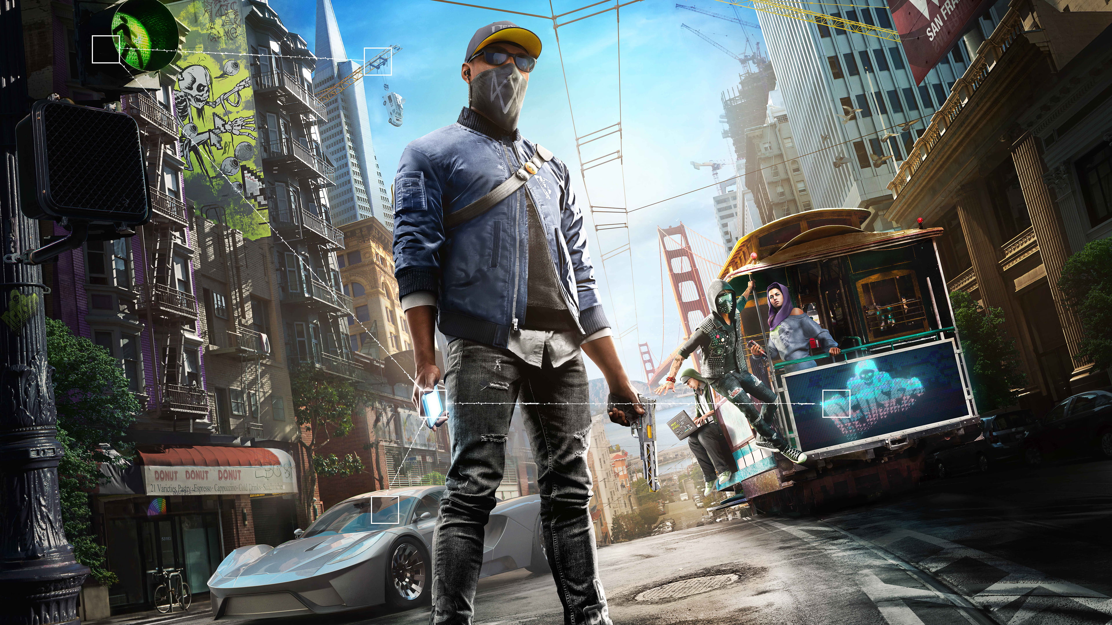 4K, video games, Watch_Dogs 2, HD Wallpaper