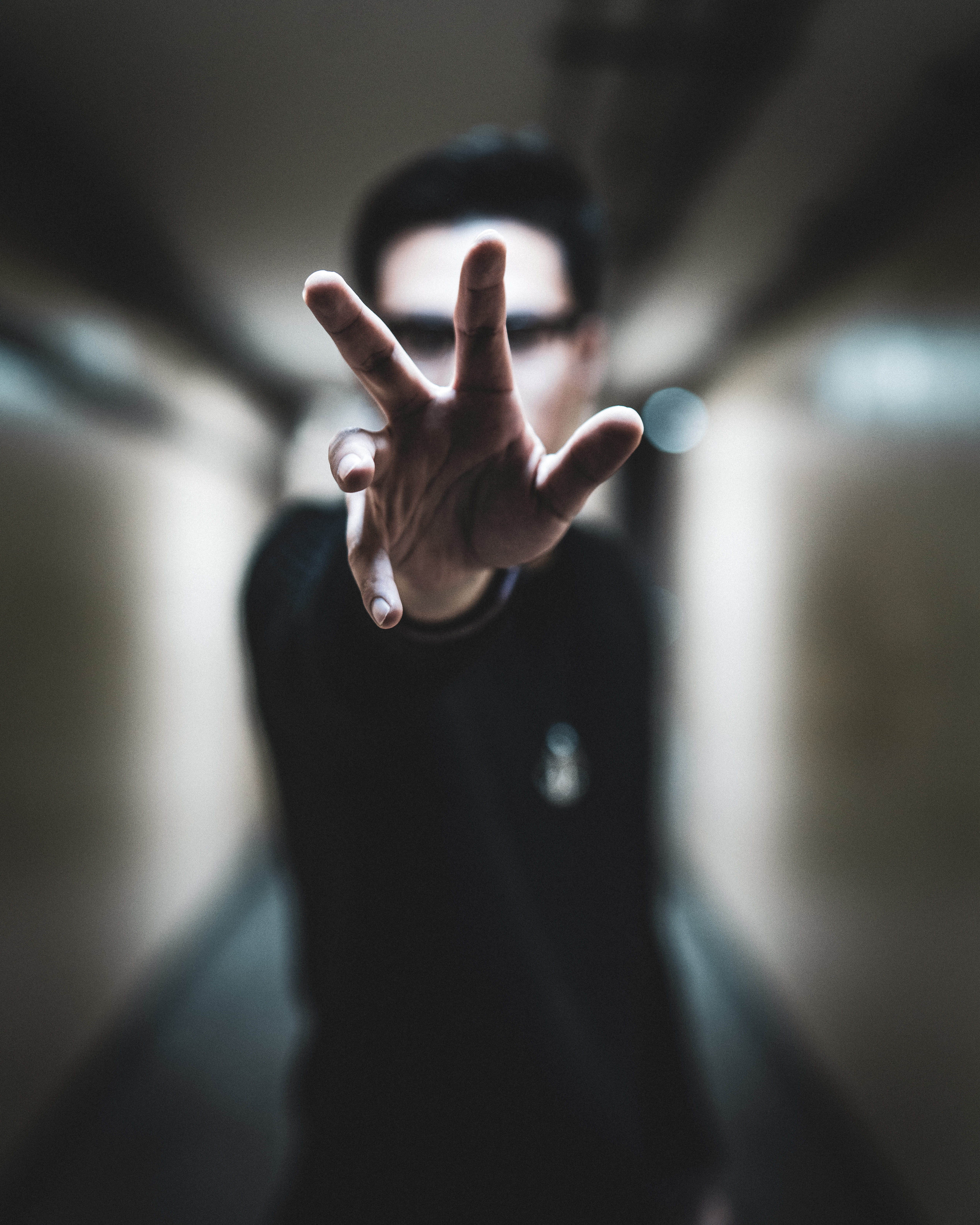 shallow, pointing, finger, adult, body part, right, indoors, human finger, focus, one person, hand, day, hand sign, front view, gesturing, focus on foreground, Phone HD Wallpaper