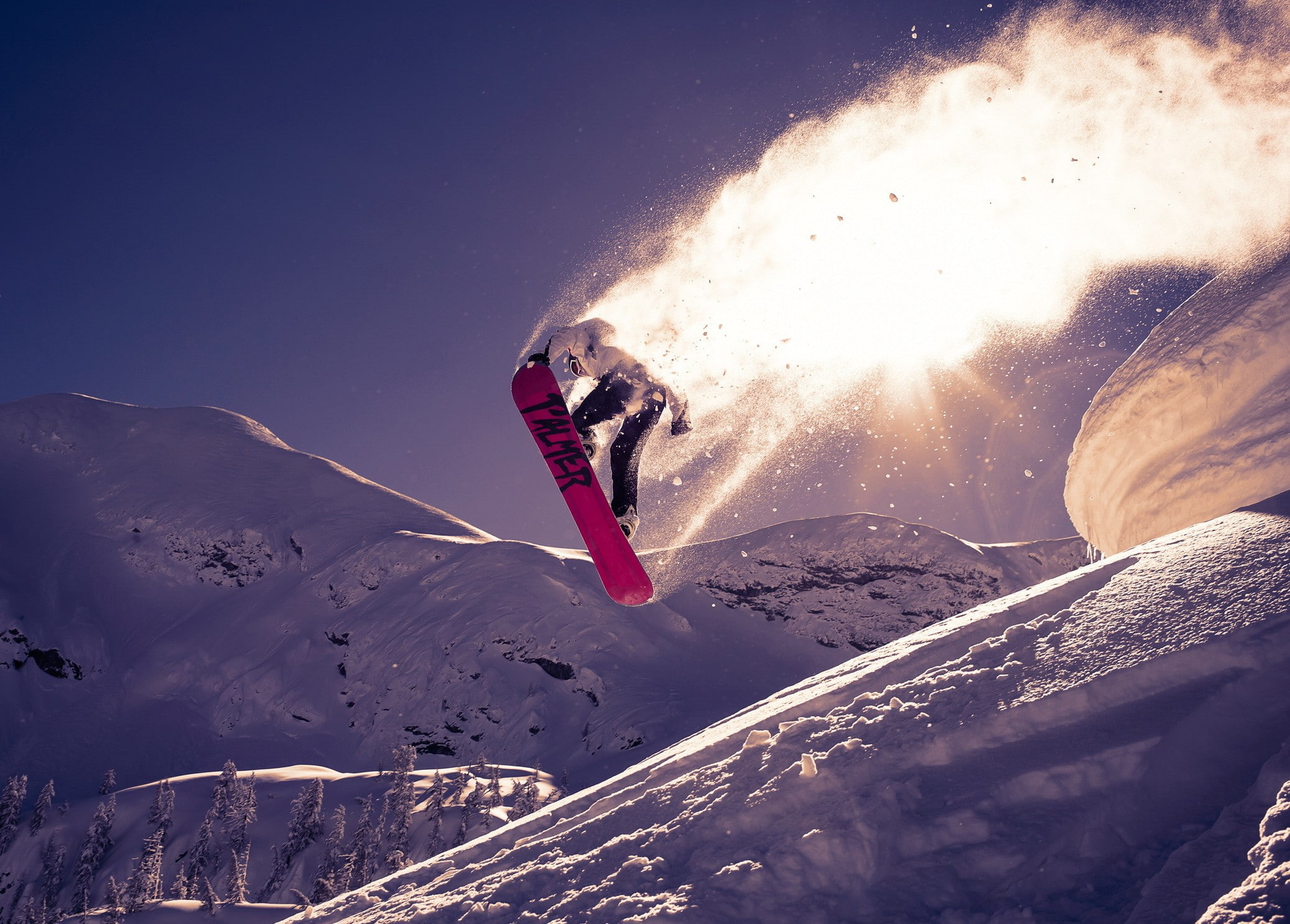 snowboards, 1080P, mountains, HD Wallpaper