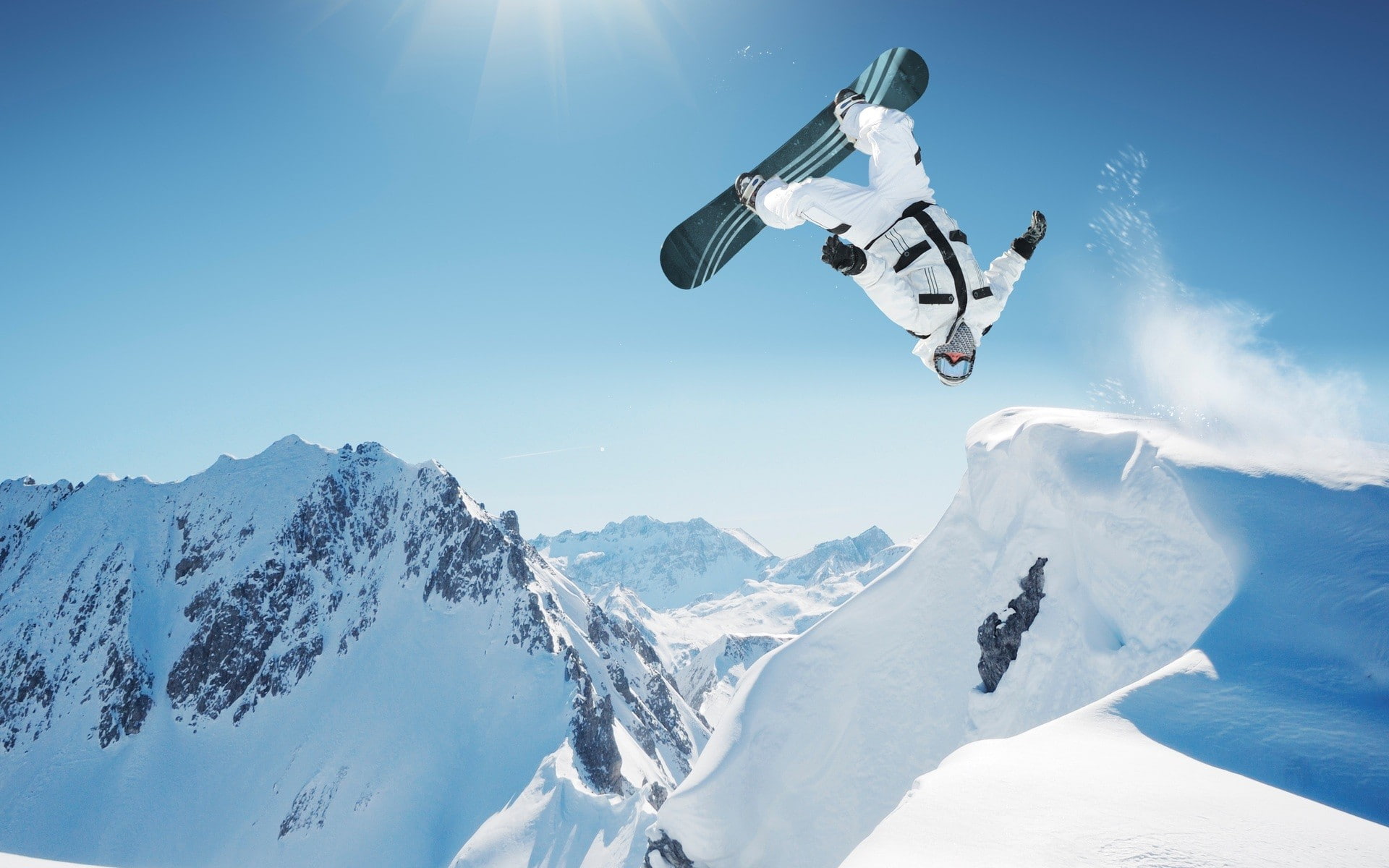 action, winter, stop, jacket, black, men, s, jump, bubble, white, snowboarding, snowboard, sports, zip, hd, snow, 1080P, HD Wallpaper