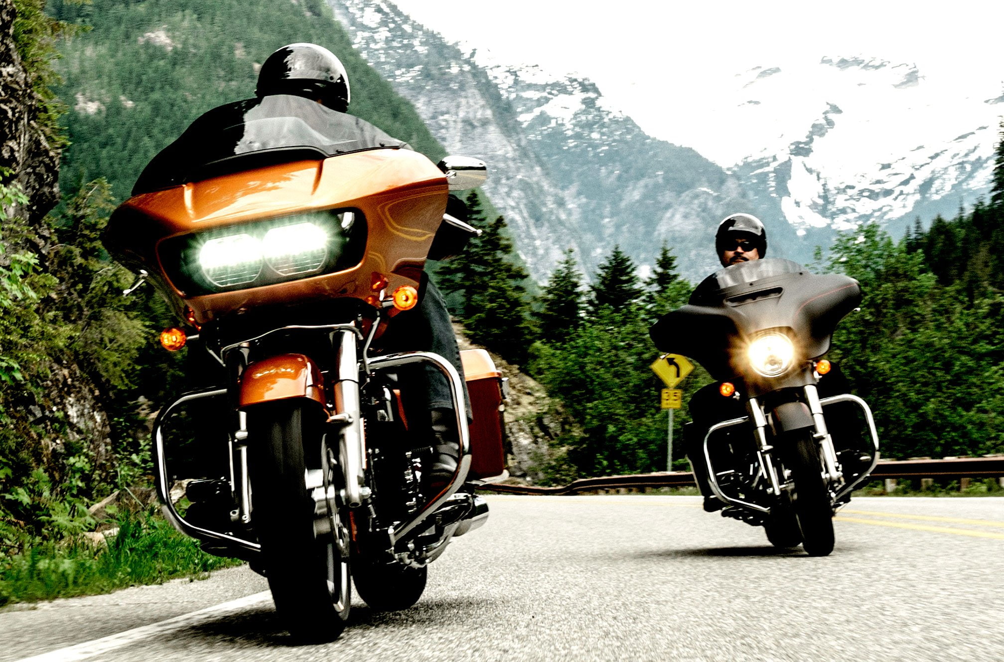 glide, davidson, 1080P, harley, 2015, road, HD Wallpaper