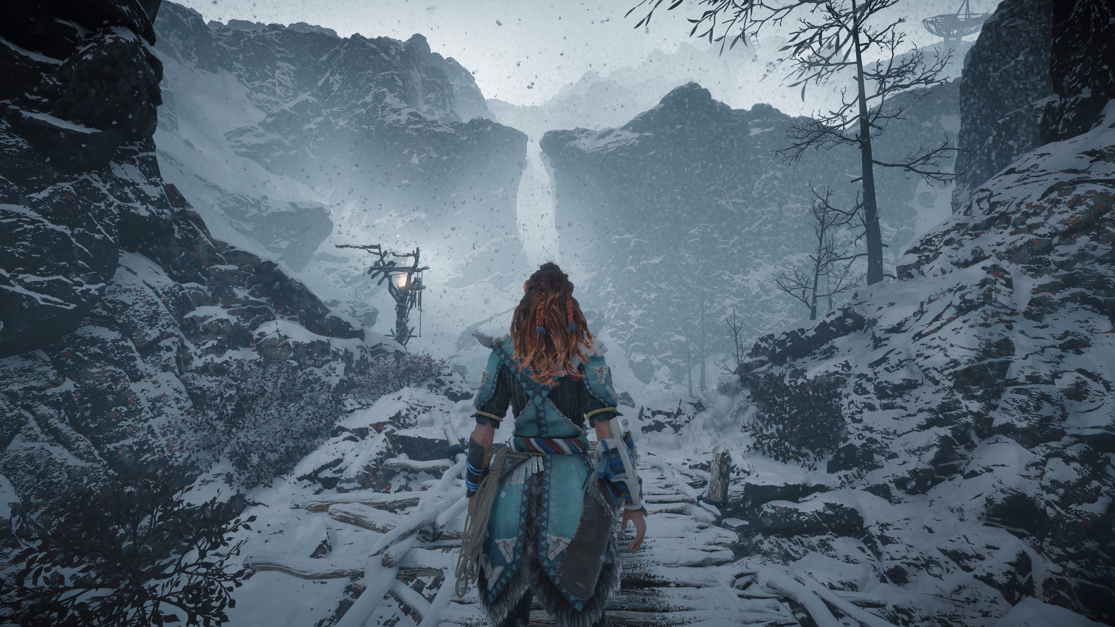 nature, scenics - nature, s, outdoors, midi, video games, beauty in nature, standing, 4K, snow, warm clothing, real people, day, women, lifestyles, dress, HD Wallpaper