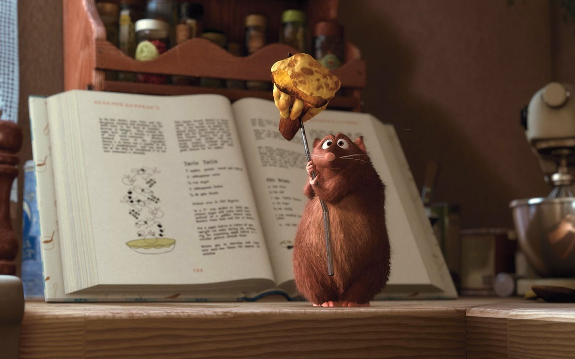 ratatouille, emile, comedy, rat, 1080P, cheese, animation, HD Wallpaper
