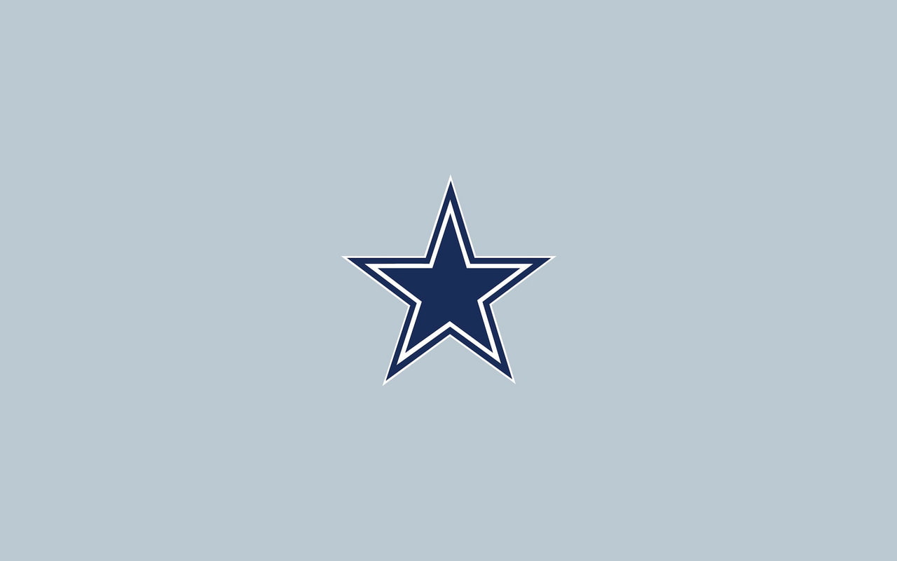Dallas Cowboys, simple background, 720P, texture, stars, minimalism, HD Wallpaper
