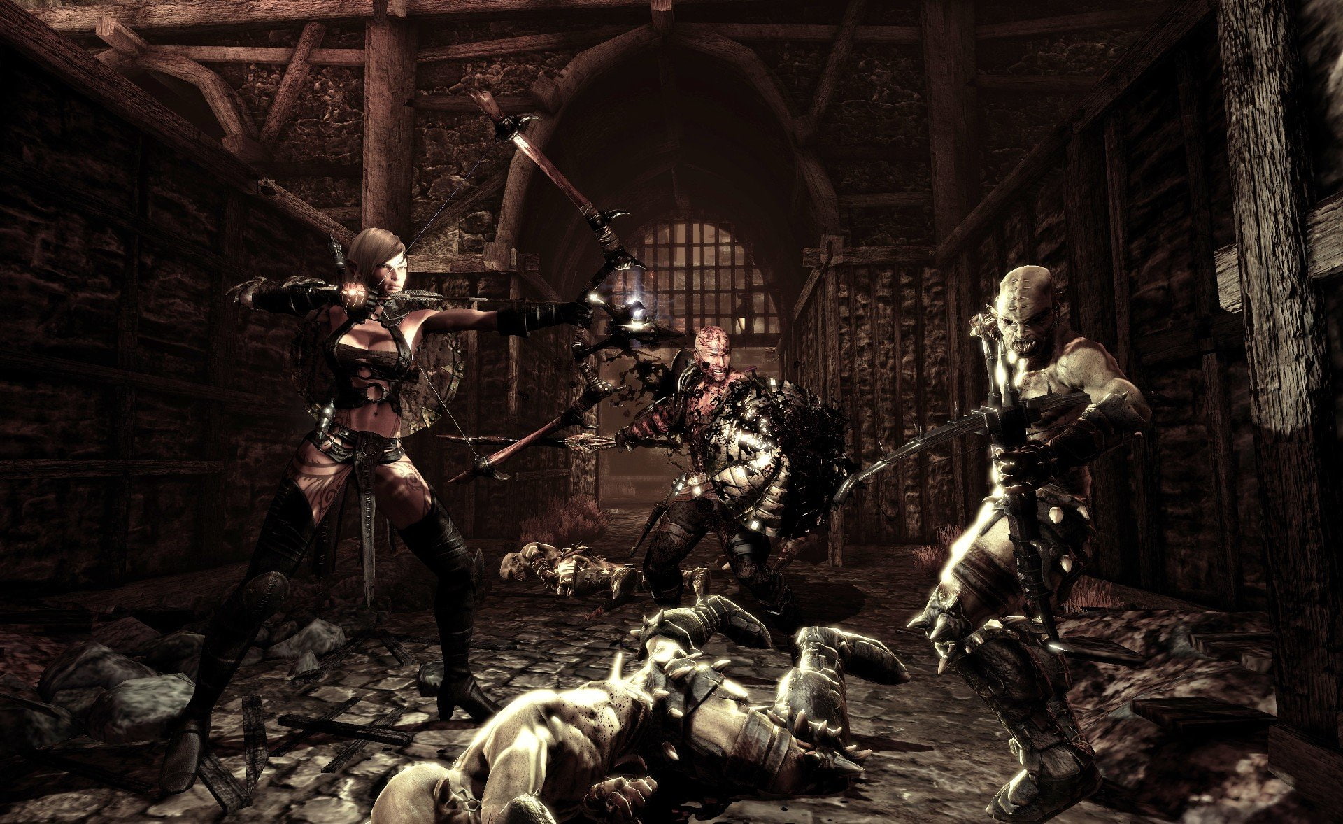 hunted, 1080P, hunted demons forge, demons, action, co op, dungeon, fantasy, dark, forge, HD Wallpaper