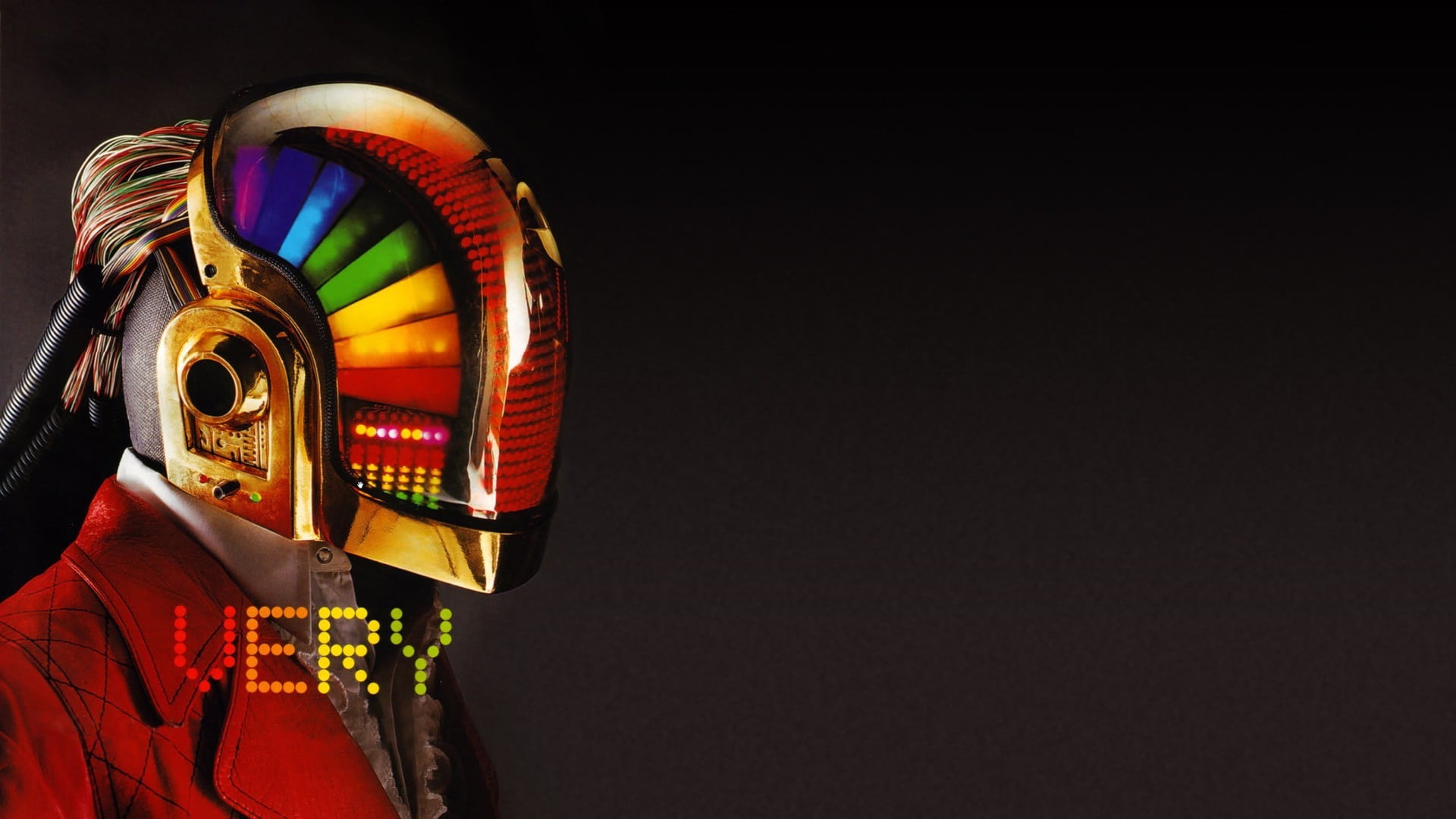  person, multi colored, technology, copy space, arts culture and entertainment, disco, 3D, portrait, wearing, protection, text, Daft Punk, night, HD Wallpaper