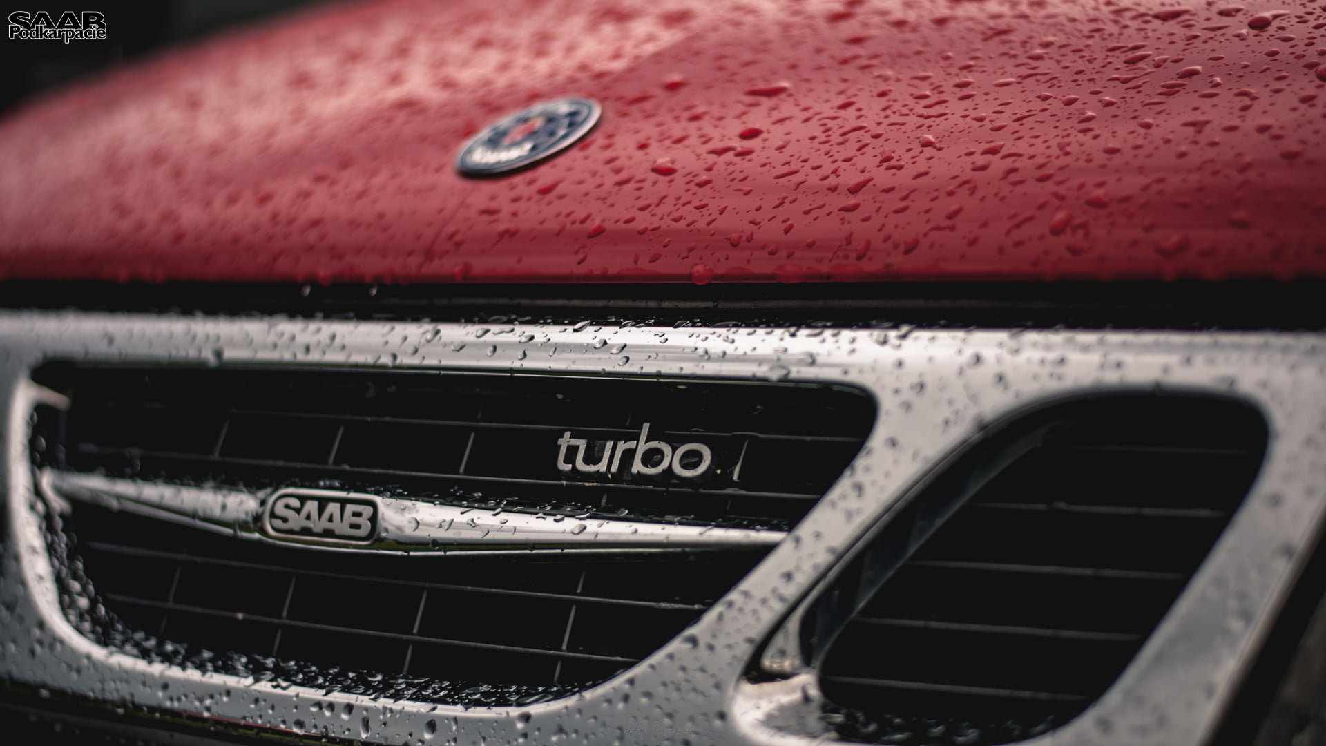 Saab 93, Saab 900 NG, car, Saab 900, saab, 1080P, hood, red cars, red, Saab 93 OG, HD Wallpaper