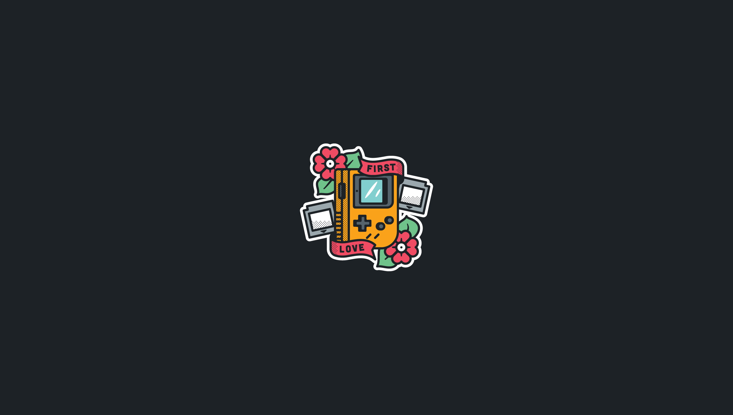 indoors, cut out, Nintendo, multi colored, illustration, black background, gambling, casino, no people, first love, creativity, copy space, leisure games, HD Wallpaper