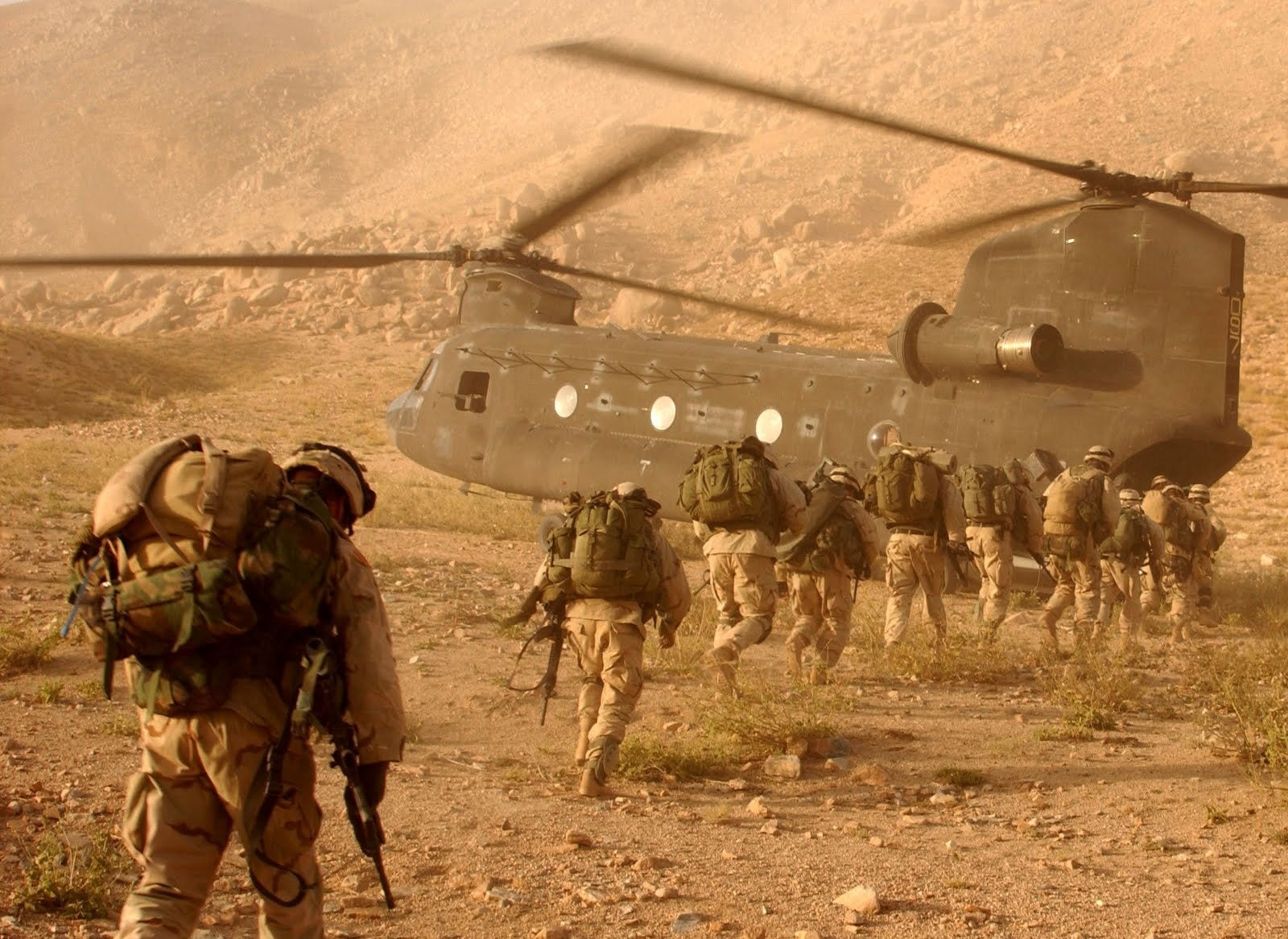 720P, Military Helicopters, Boeing CH-47 Chinook, HD Wallpaper