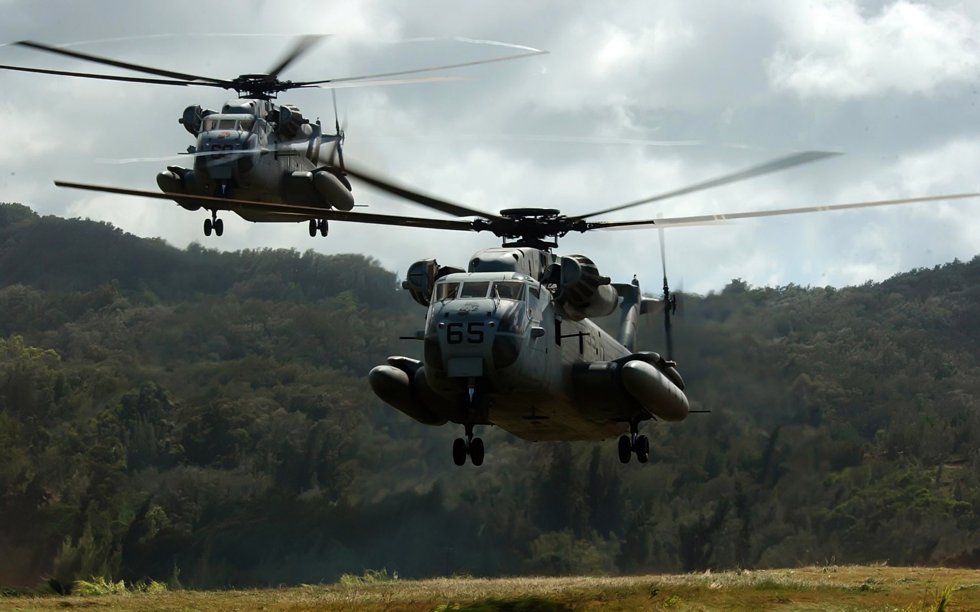 sea, two, 53d, ch, planes, helicopters, stallion, 1080P, hd, d, HD Wallpaper