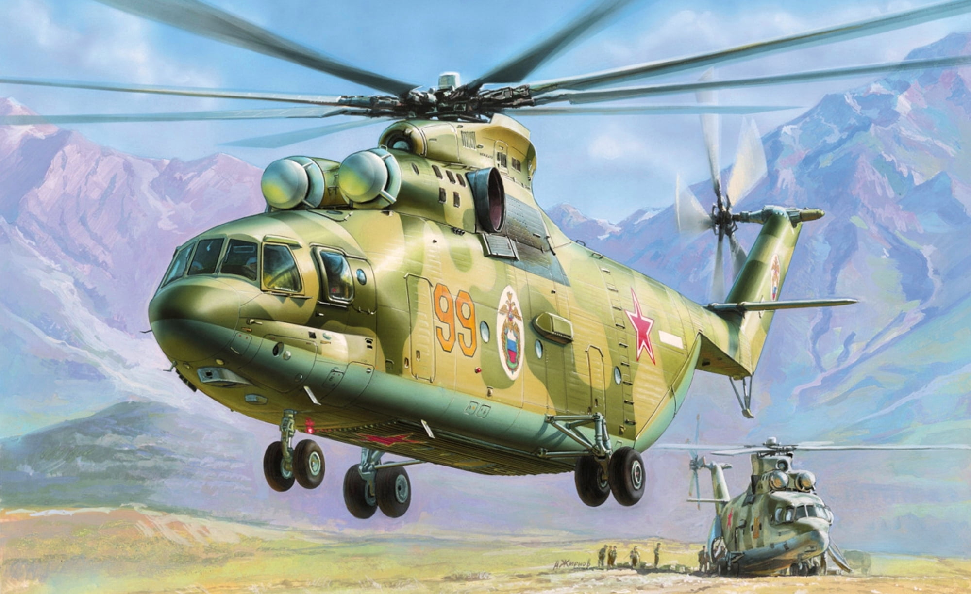 Mil, air vehicle, figure, The Russian air force, helicopter, mode of transportation, green, multipurpose transport, plane, Soviet, government, cockpit, HD Wallpaper