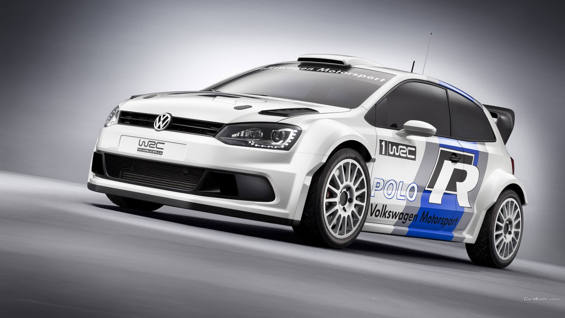 land vehicle, sports car, gray, motorsport, wheel, silver colored, car, studio shot, motor vehicle, 1080P, auto racing, chrome, luxury, VW Polo WRC, sports race, HD Wallpaper