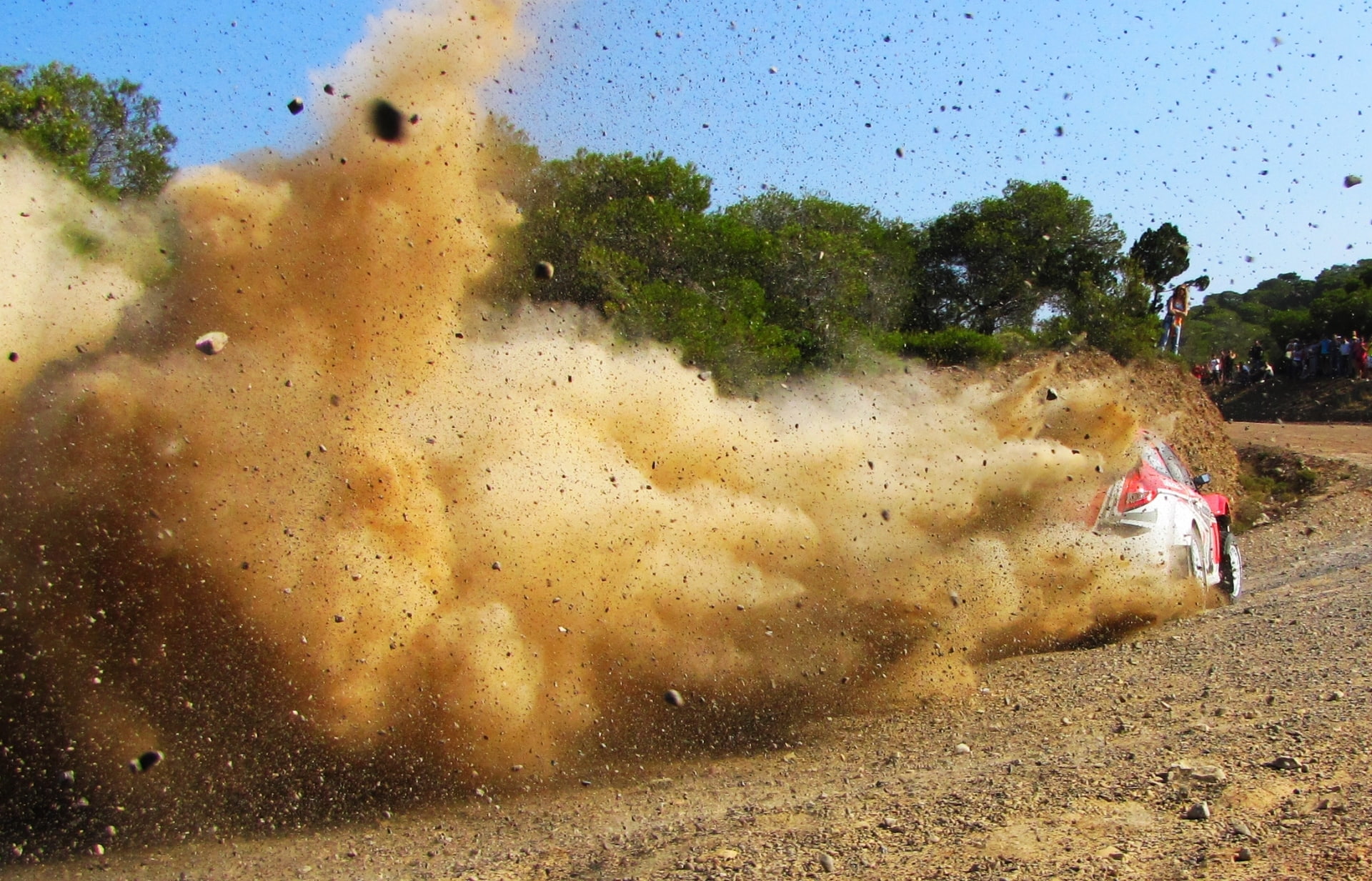 racing, vehicle, Rally, 1080P, dirt, race cars, sport, Ford, HD Wallpaper