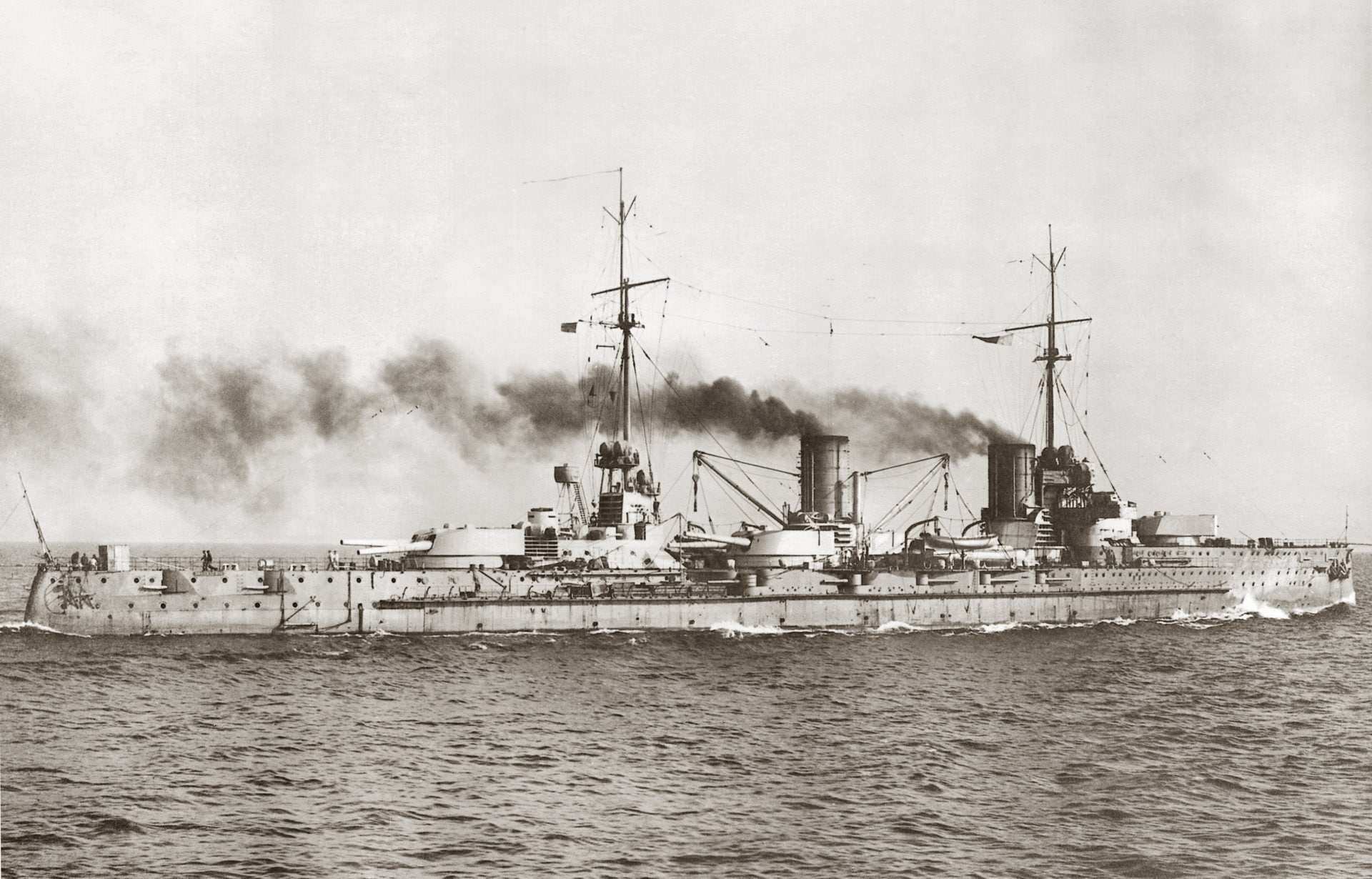 SMS Von Der Tann, 1080P, Battlecruiser, Warships, Warship, HD Wallpaper