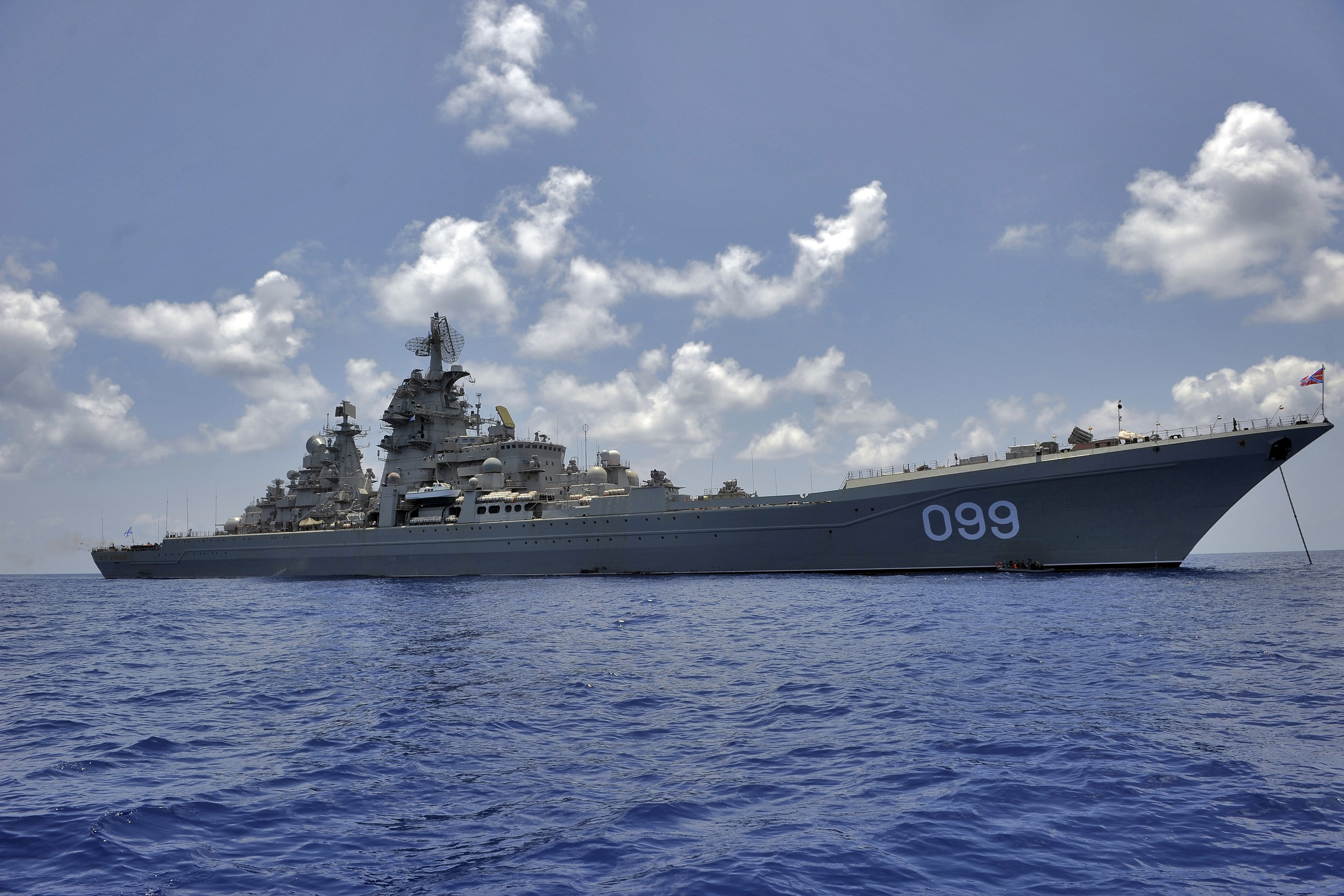 4K, russian battlecruiser pyotr velikiy, HD Wallpaper