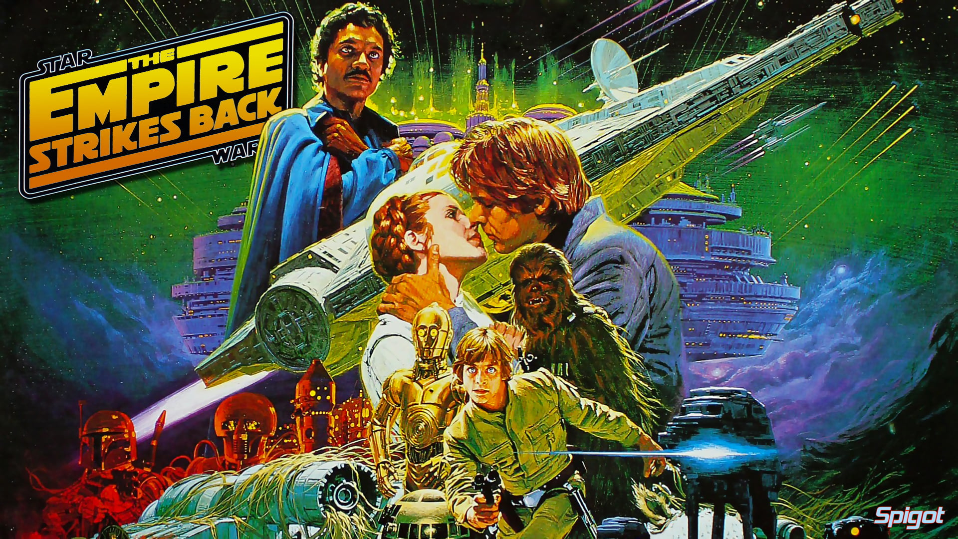 George Spigot, The Empire Strikes Back, Star Wars, 1080P, movie poster, Spigot, HD Wallpaper
