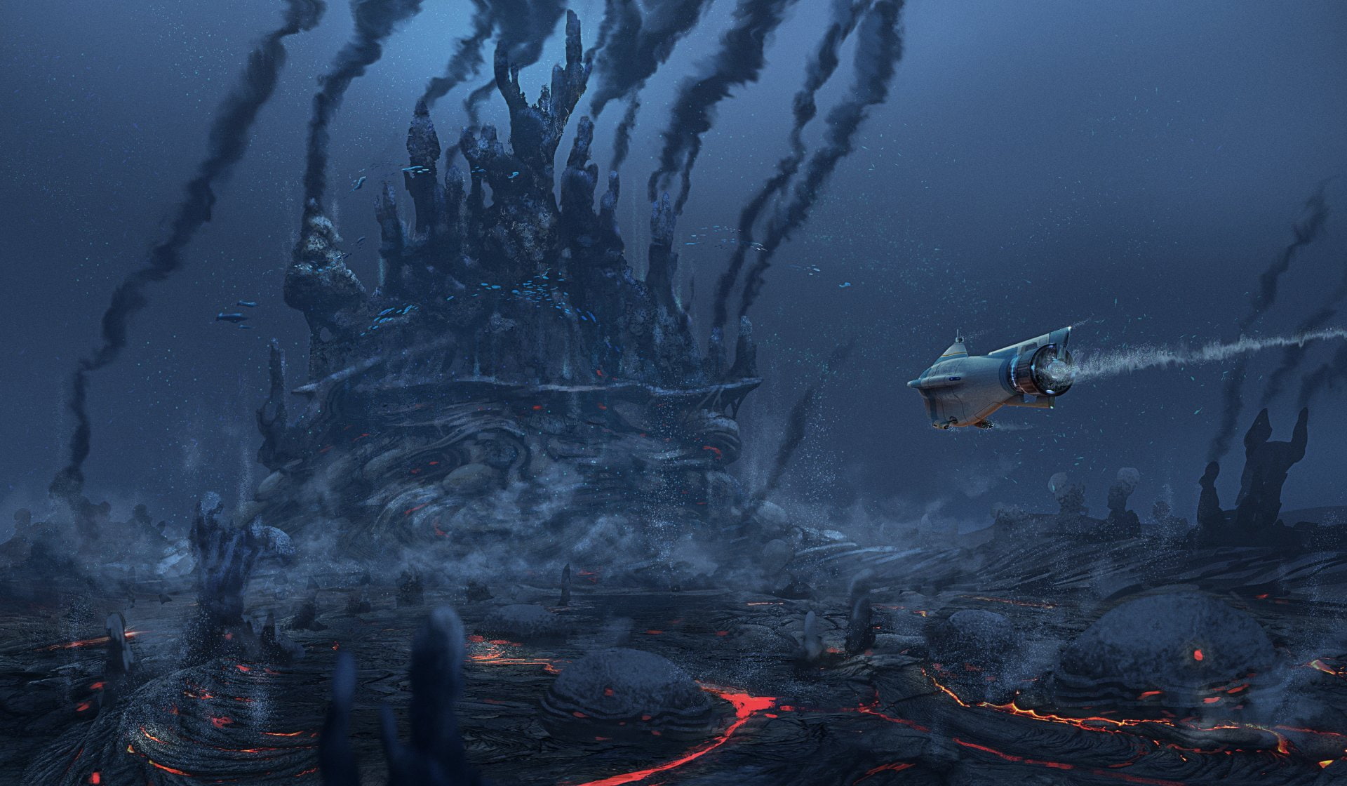 Underwater, Video Game, 1080P, Subnautica, HD Wallpaper