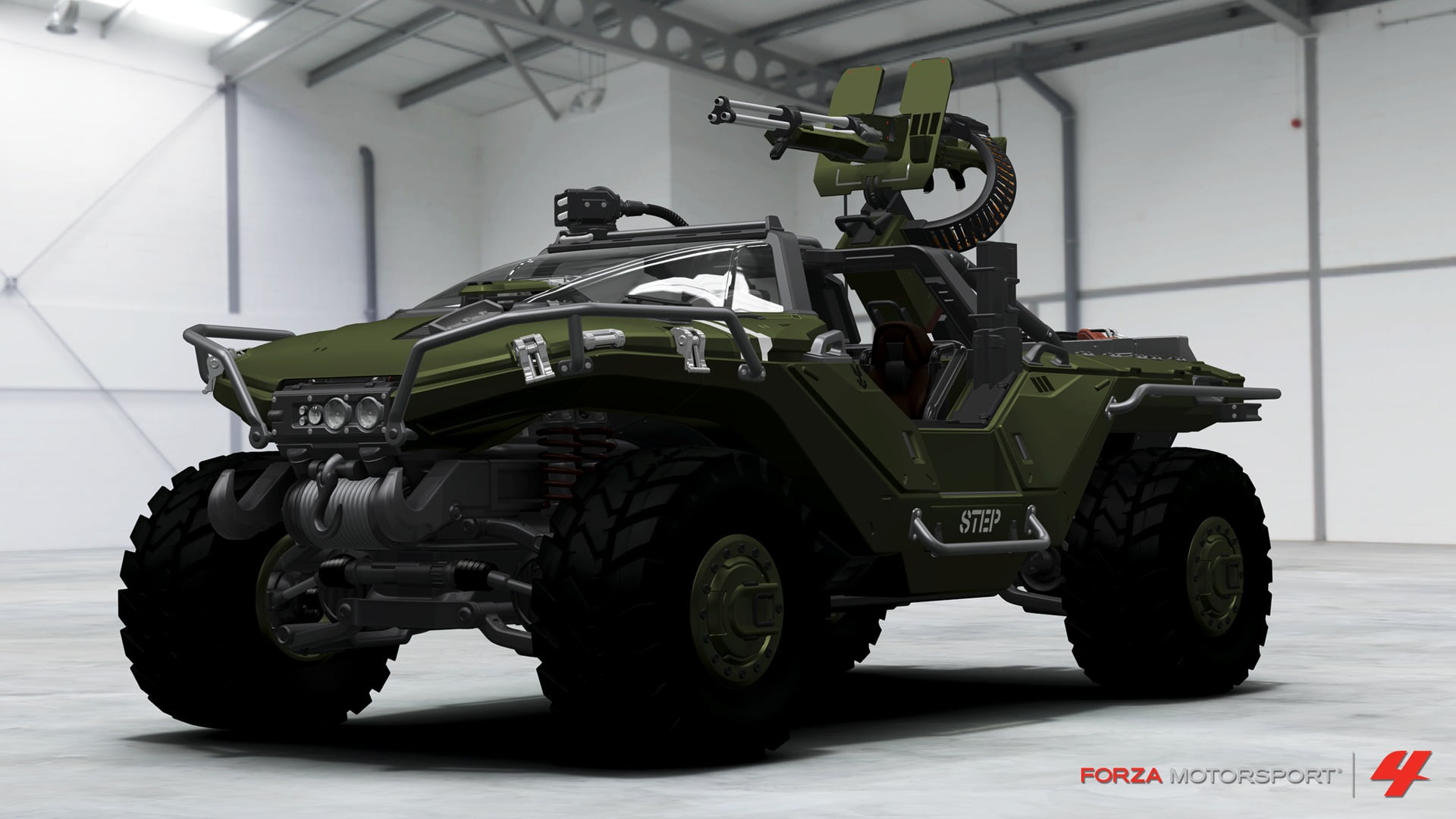 land vehicle, transportation, still life, Forza Motorsport 4, no people, stationary, indoors, technology, video games, wheel, green, car, toy, 1080P, machinery, HD Wallpaper