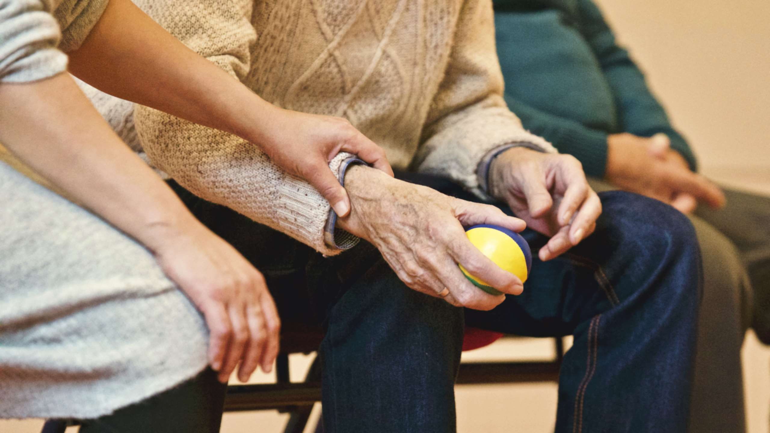 affection, lifestyles, old person, wom, ball, family, relaxation, voluntary, eldery, leisure activity, old, men, people, 2K, togetherness, focus on foreground, HD Wallpaper