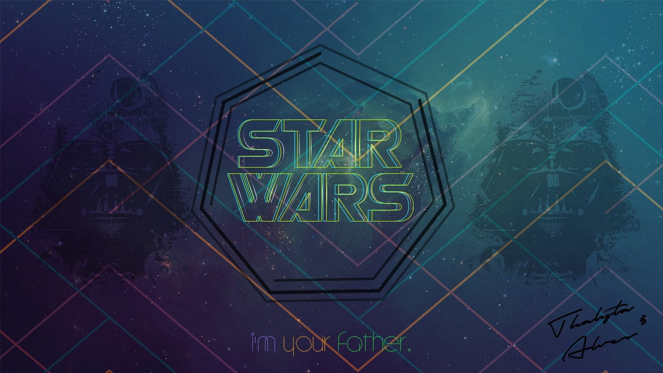 communication, outdoors, art and craft, sign, illustration, Star Wars, galaxy, connection, Darth Vader, 720P, technology, design, wars, western script, HD Wallpaper