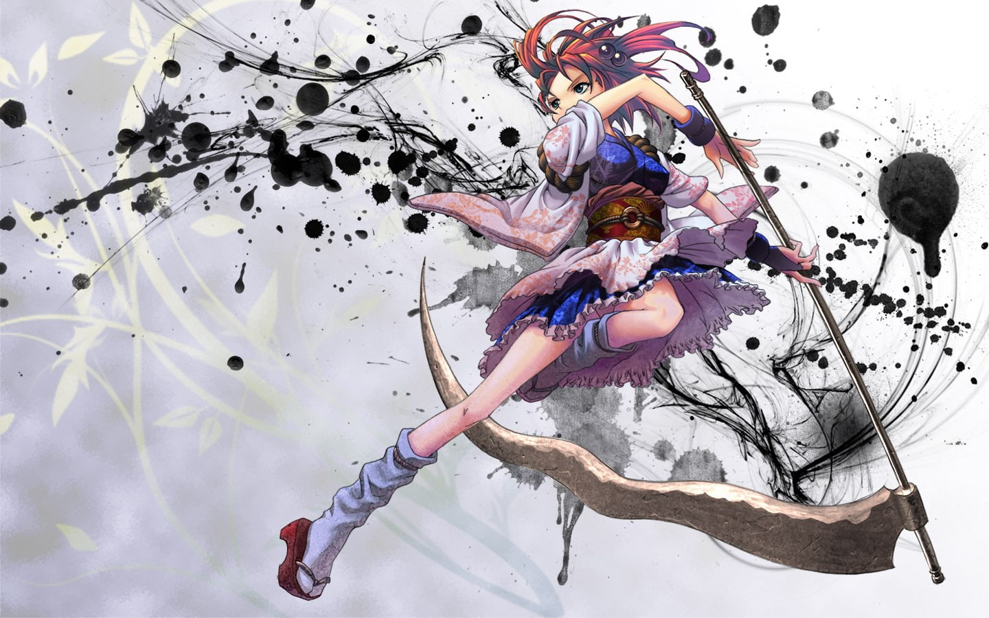 weapon, anime, girl, 720P, anime girl, HD Wallpaper