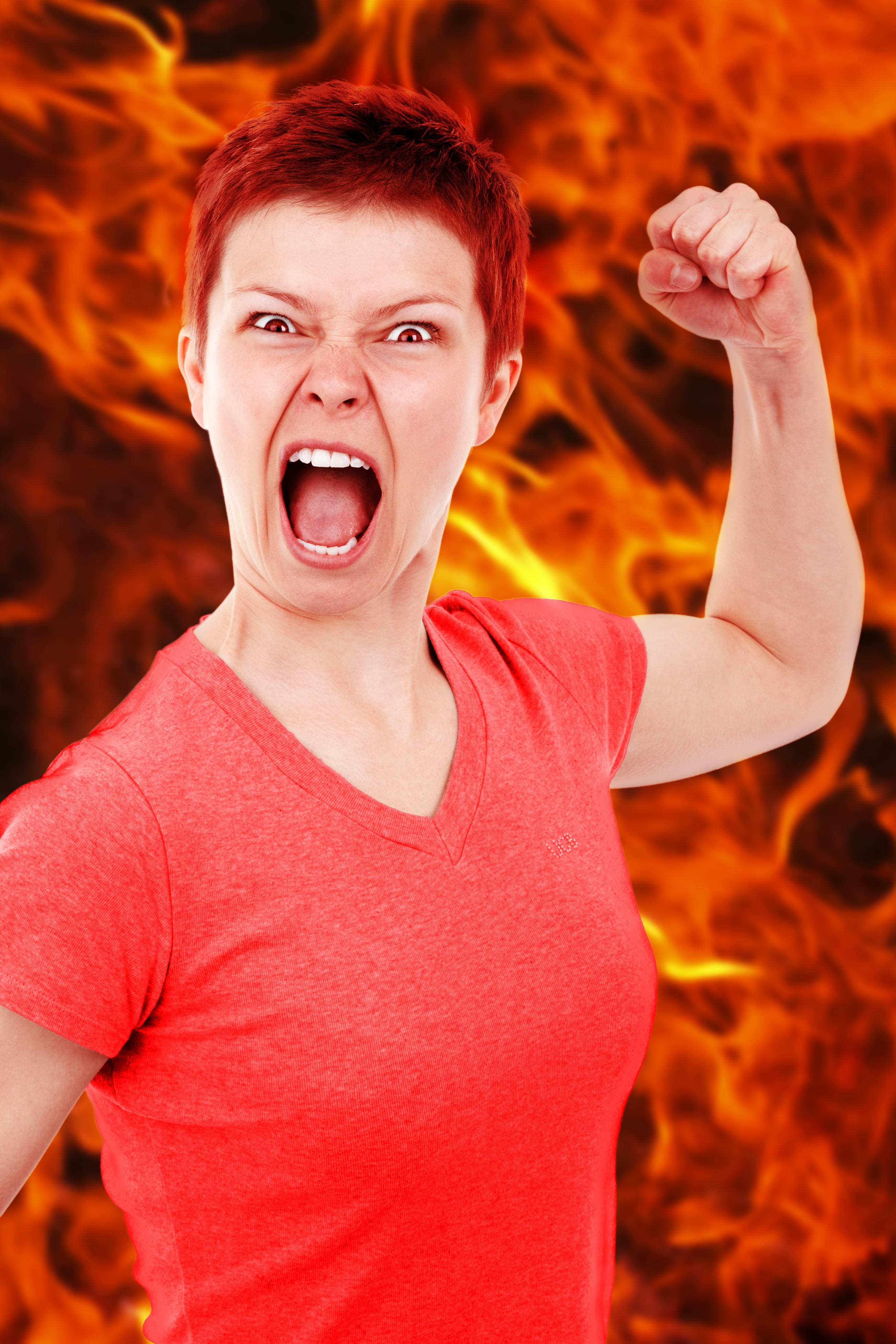 emotion, top, hand, people, v, burning, looking at camera, bad, background, dangerous, hot, one person, portrait, casual clothing, young adult, waist up, Phone HD Wallpaper