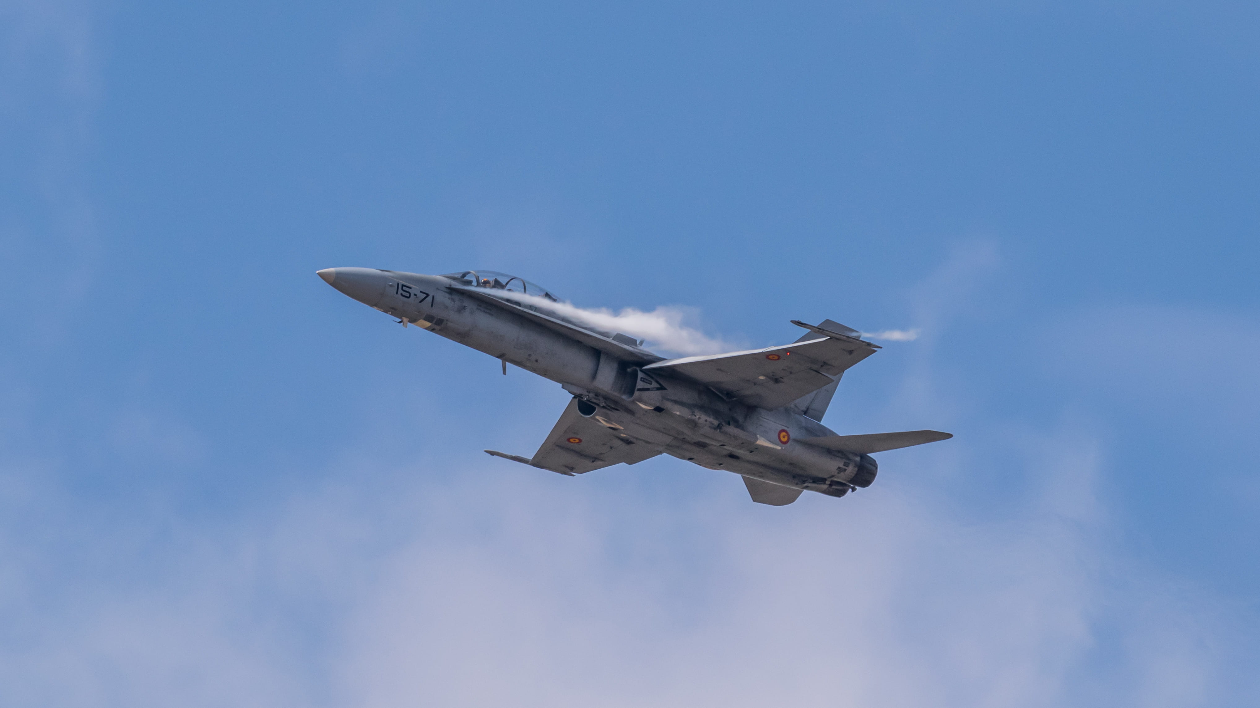 above, los llanos air base, fighter plane, albacete, fighter, usaf, motion, warplane, stealth, sky, government, military, air force, aircraft, fly, day, HD Wallpaper