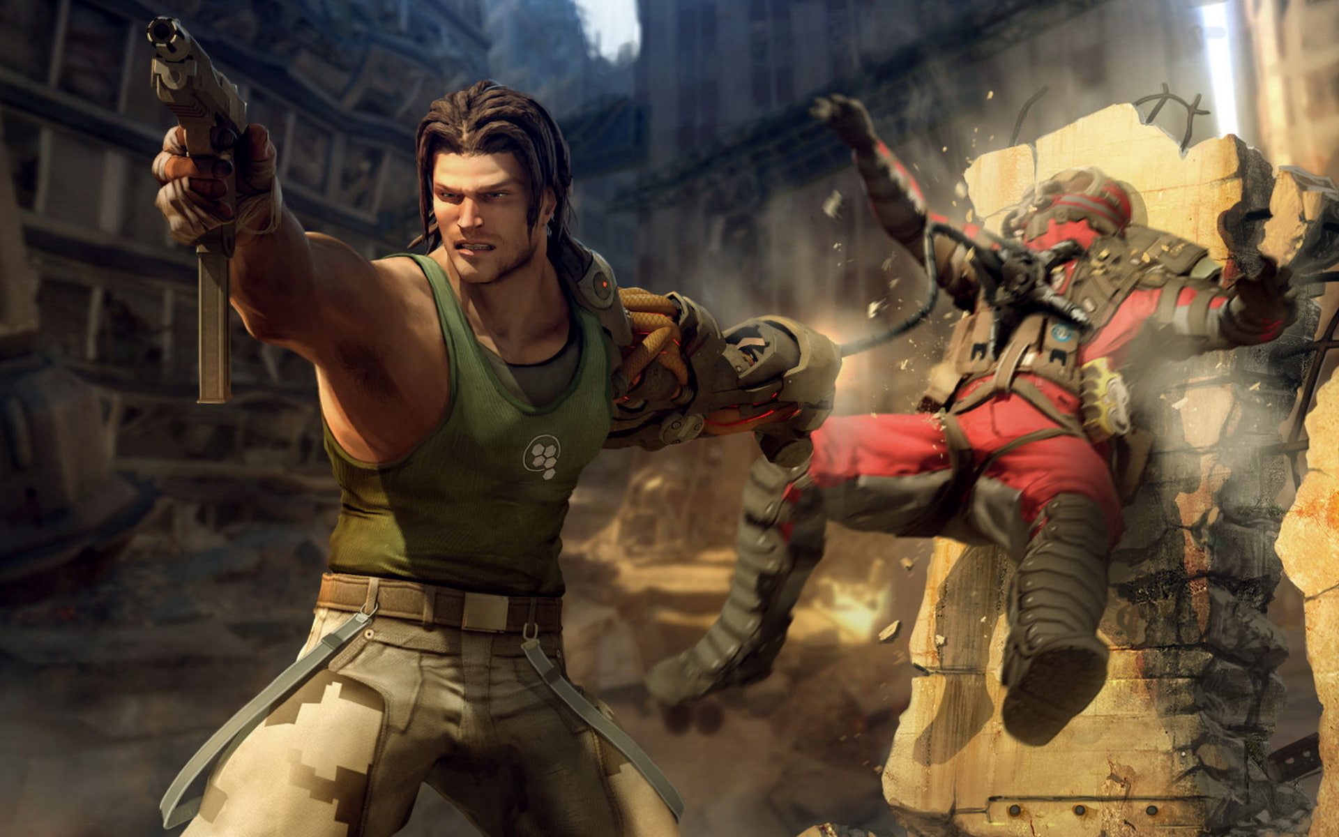 bionic, 1080P, commo, commando, HD Wallpaper