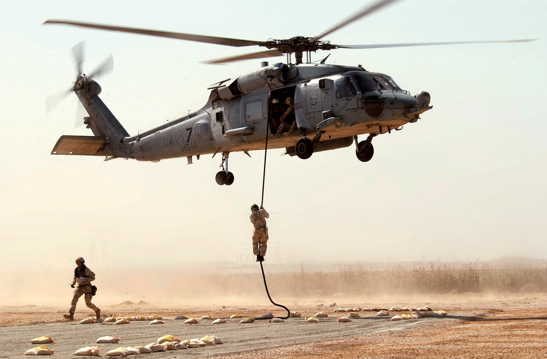 soldiers, aircraft, 720P, vehicles, army, helicopters, Military, hd, art, HD Wallpaper