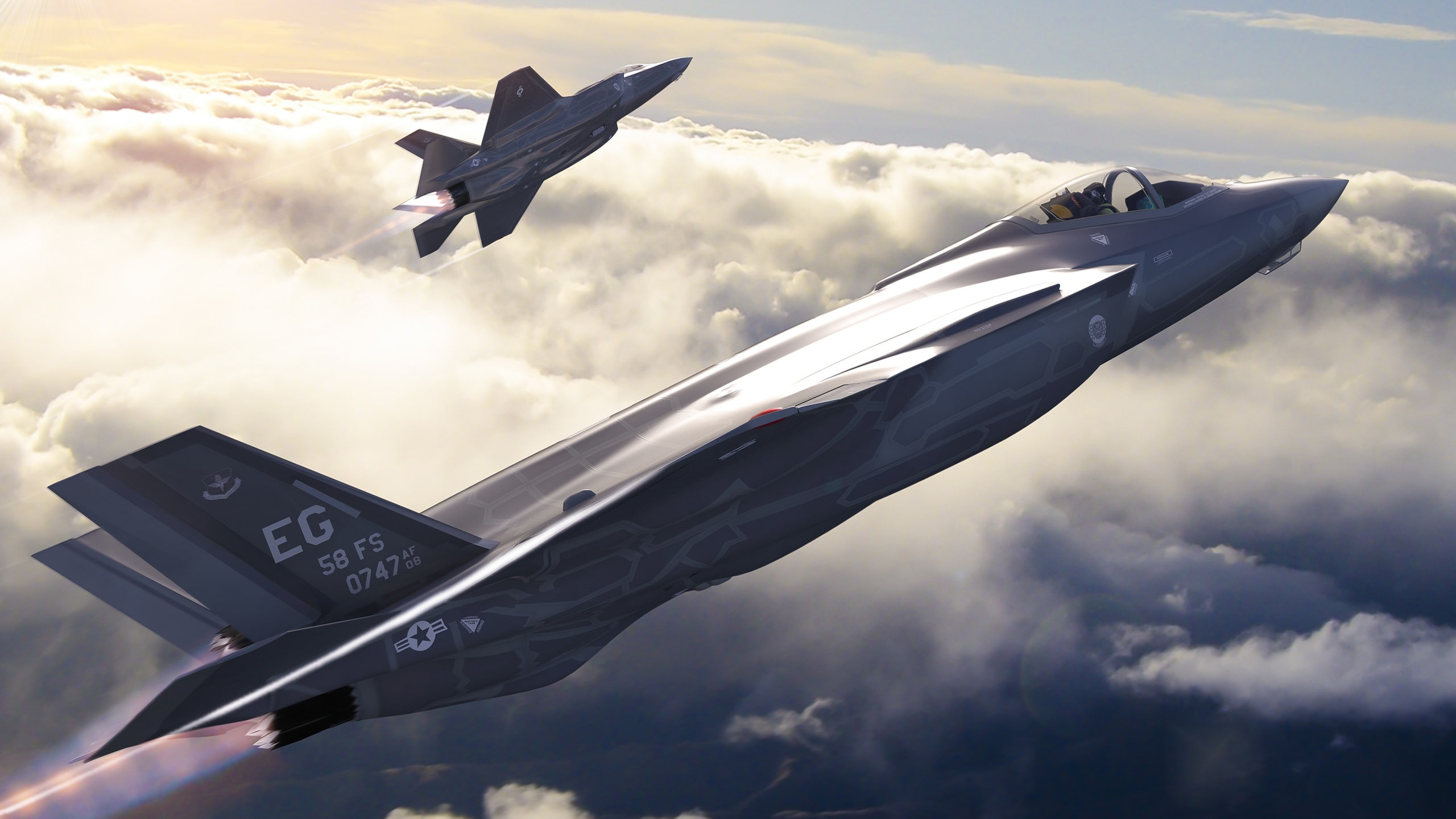 2K, ii, Lightning, American, Fighter, f, HD Wallpaper