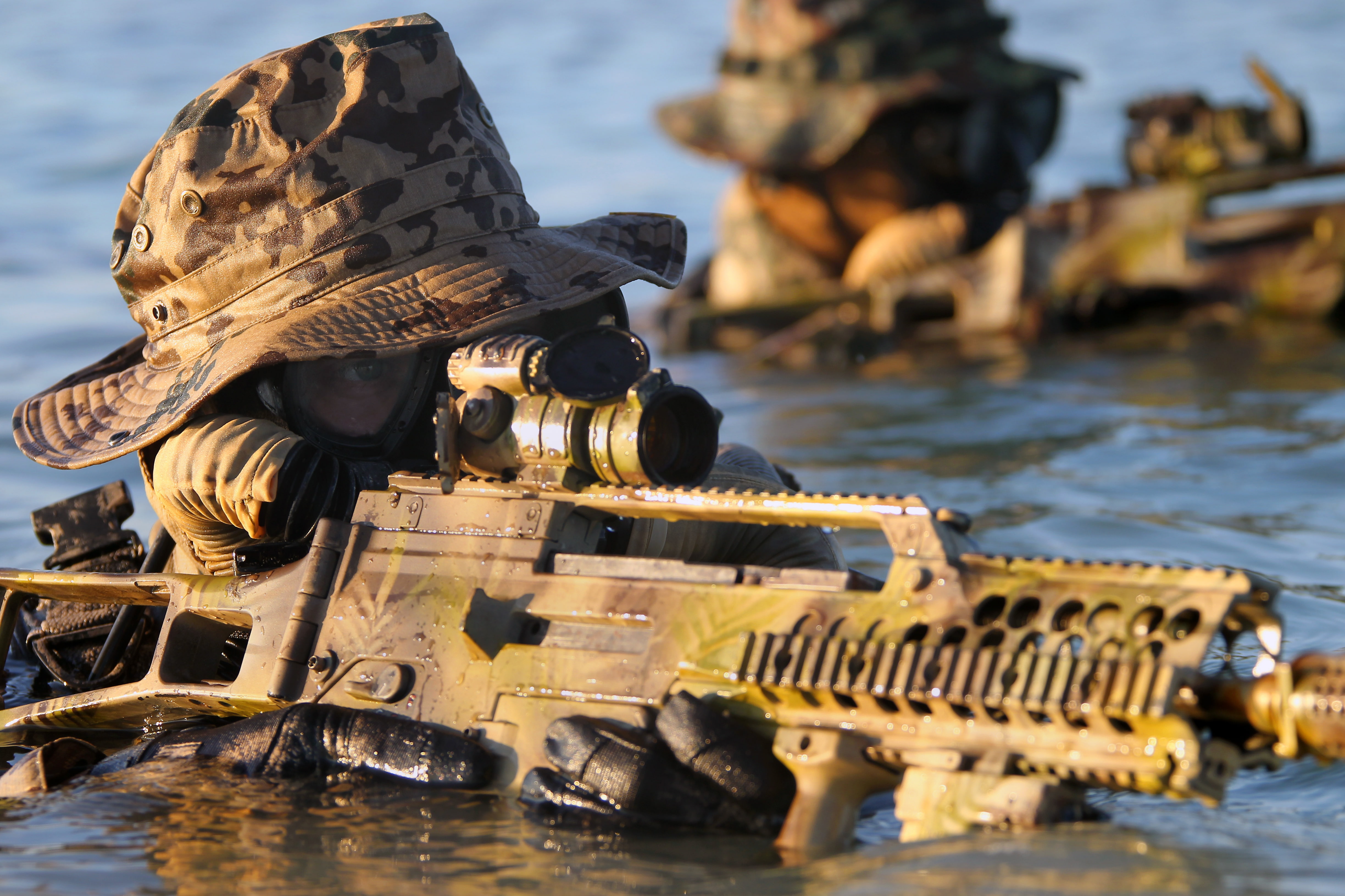 Weapon, Heckler and Koch G36, 4K, Soldier, Military, HD Wallpaper