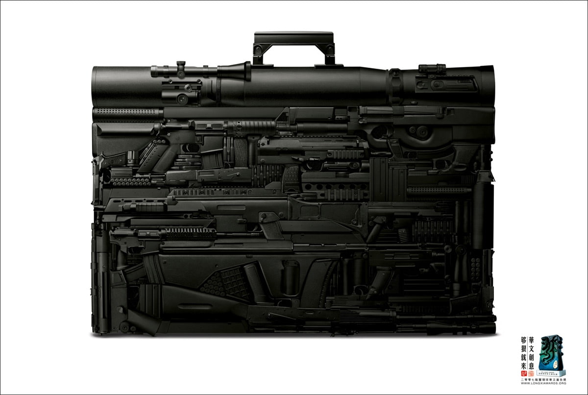 art, ma, Guns, desert, army, p, weapons, nature, suitcase, 480P, g, mp, deserts, m, x, hd, glock, eagle, uzi, HD Wallpaper