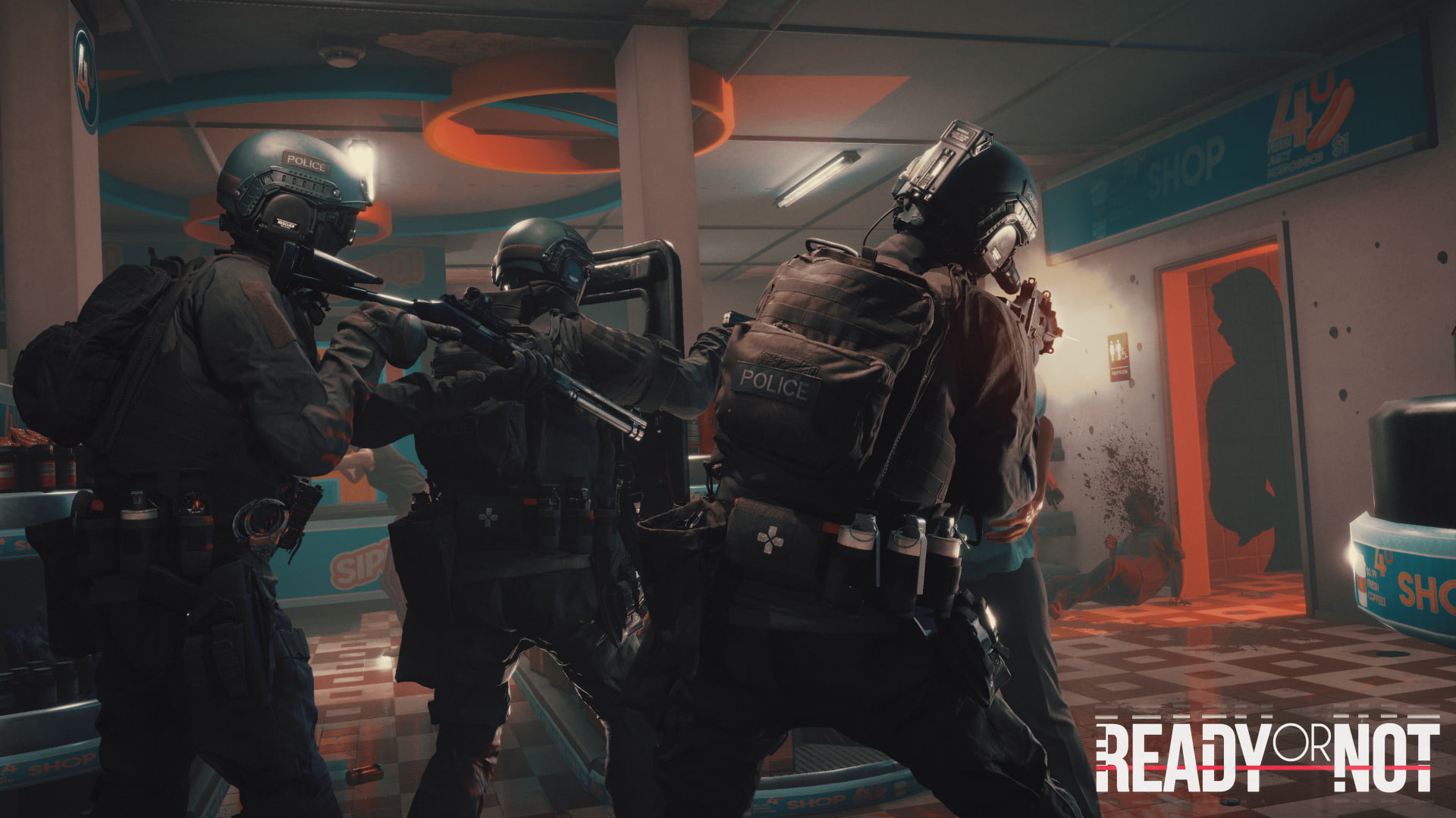 Benelli M4, Video Game, Police, Ready or Not, 1080P, Heckler and Koch G36, HD Wallpaper
