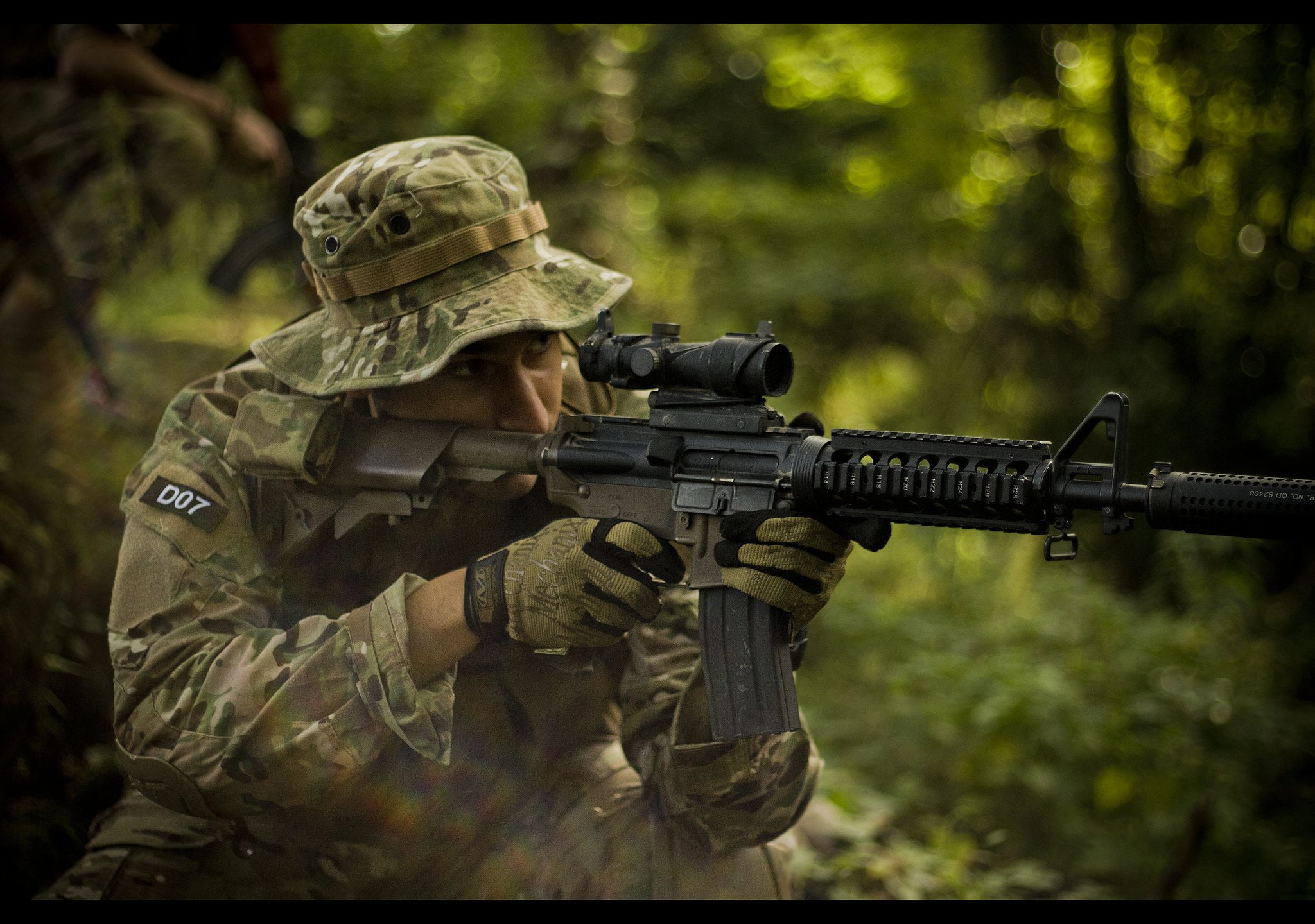 1080P, team, game, toys, guns, assault, airsoft, rifle, combat, military, weapons, HD Wallpaper
