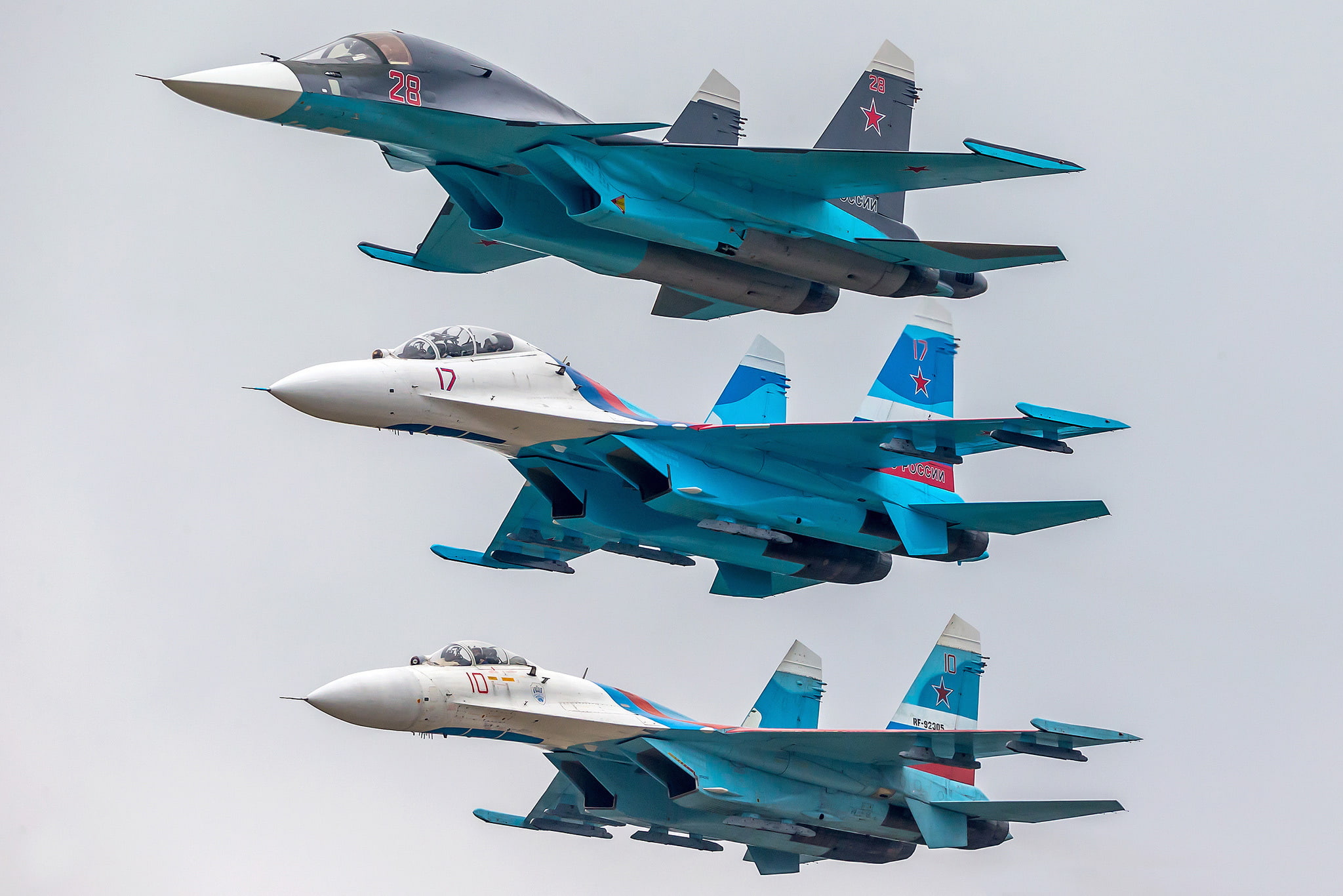 fighters, Su-27UB, 1080P, Su-27, flight, Su-34, HD Wallpaper