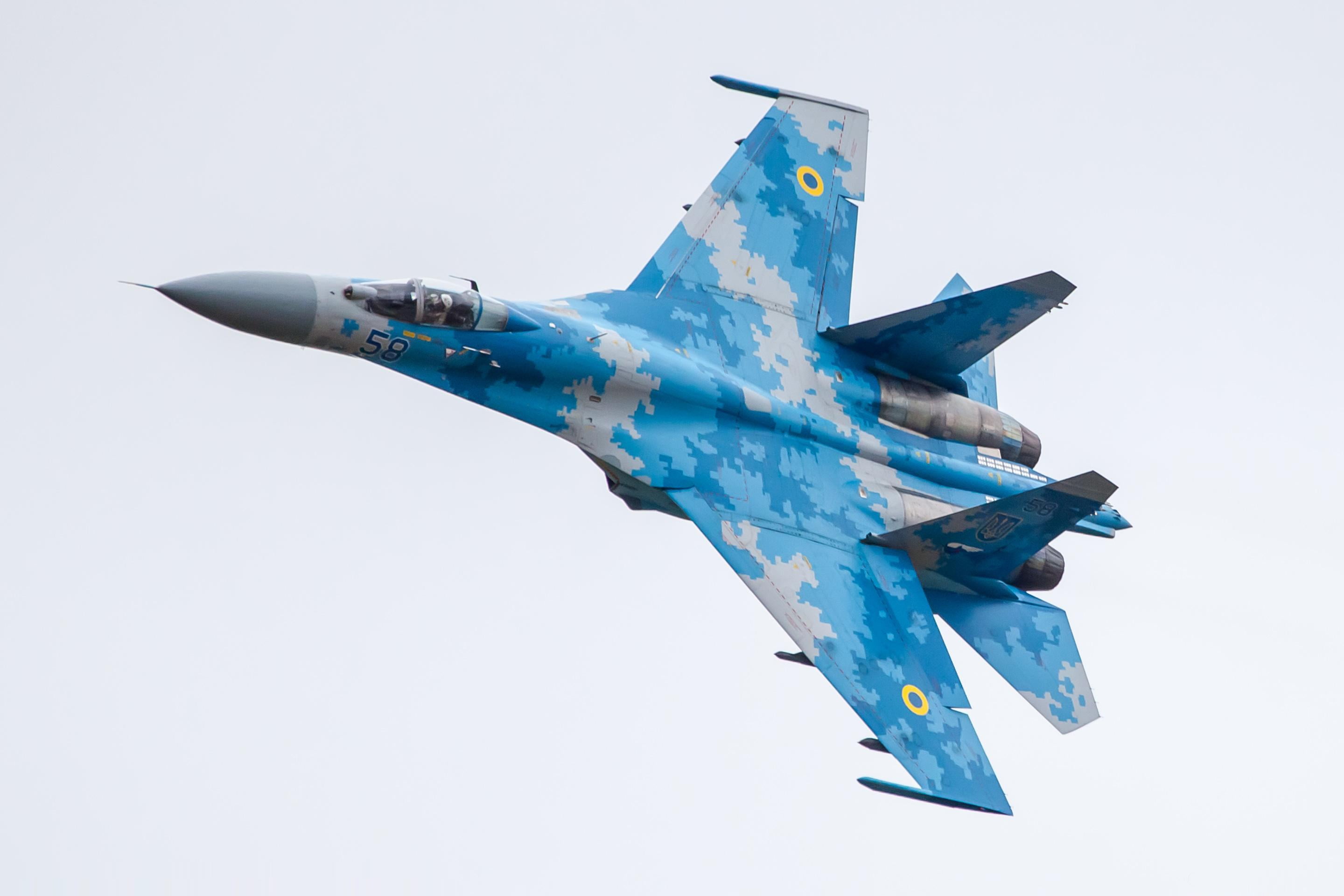 2K, Ukrainian air force, Fighter, Su-27, Ukraine, HD Wallpaper