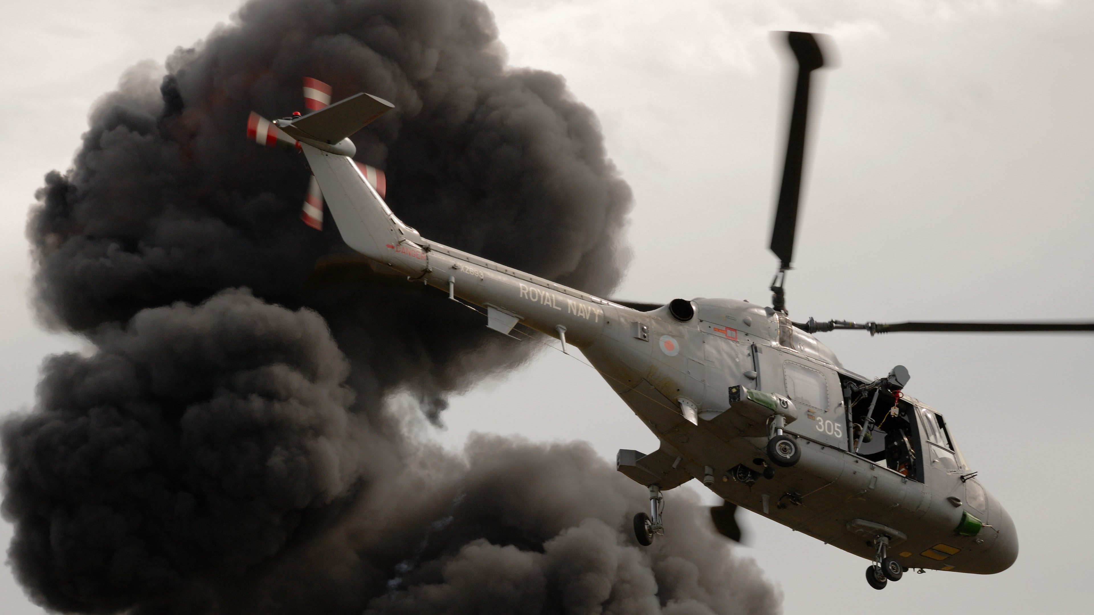 Westland Lynx, British Army, military transport helicopter, 4K, HD Wallpaper
