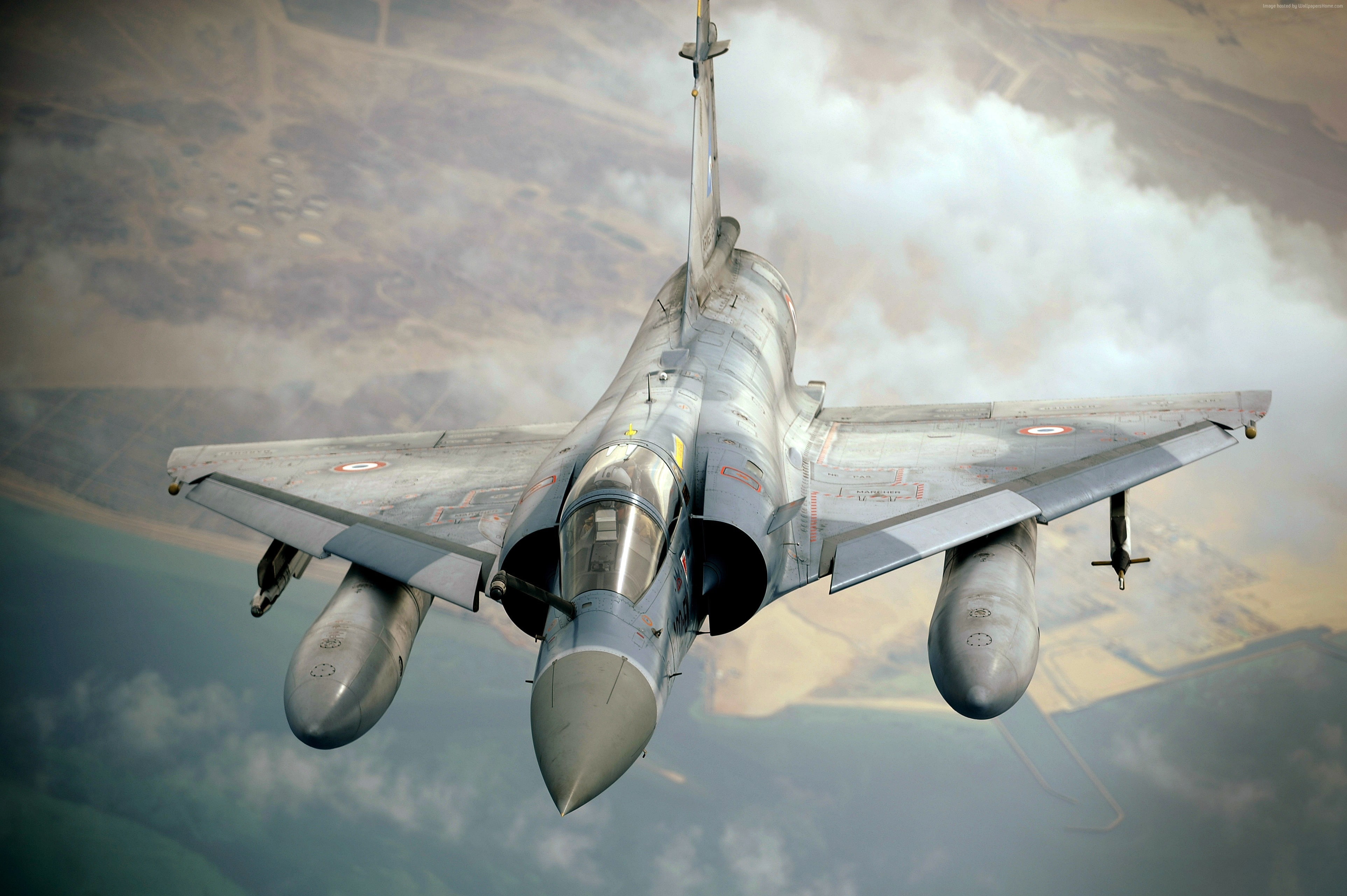 France Air Force, Mirage 2000, Aircraft, France army, 4K, attack, HD Wallpaper