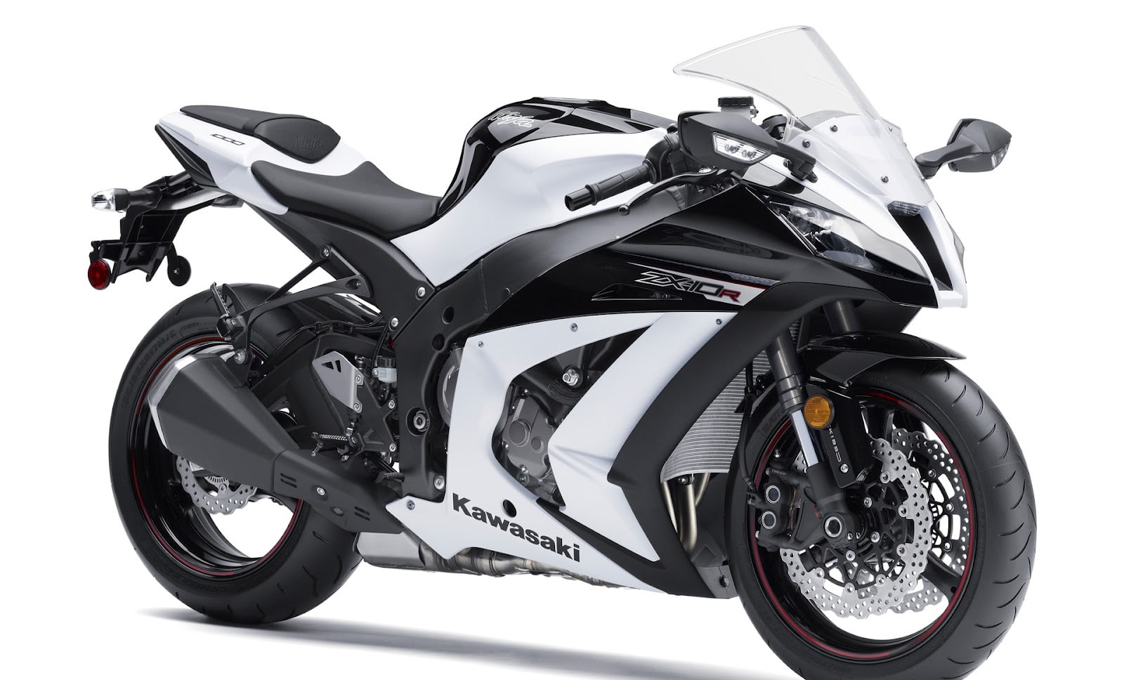 land vehicle, mode of transportation, 2013, stationary, chrome, Motorcycles, sports, transportation, 720P, r, white, motorcycle, engine, wheel, day, zx, HD Wallpaper