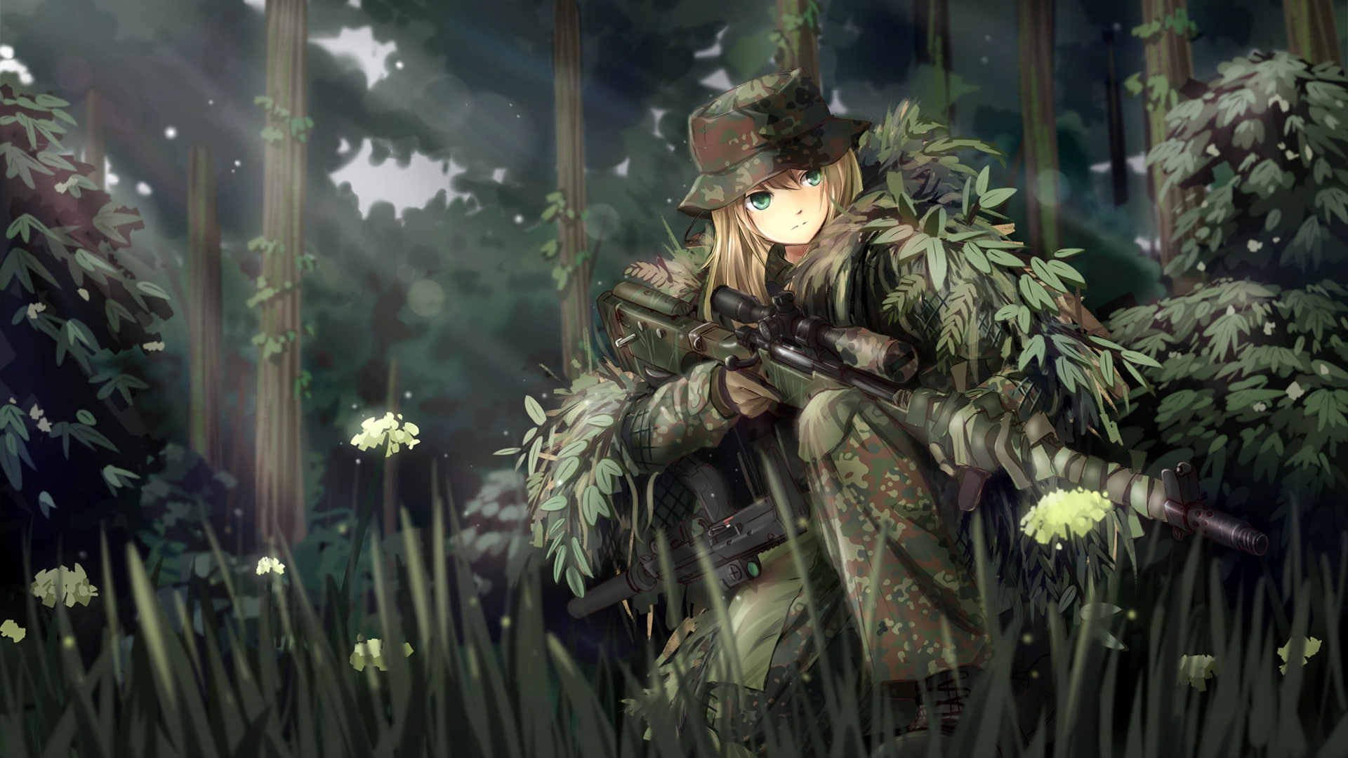 TC1995, 1080P, anime girls, anime, HD Wallpaper