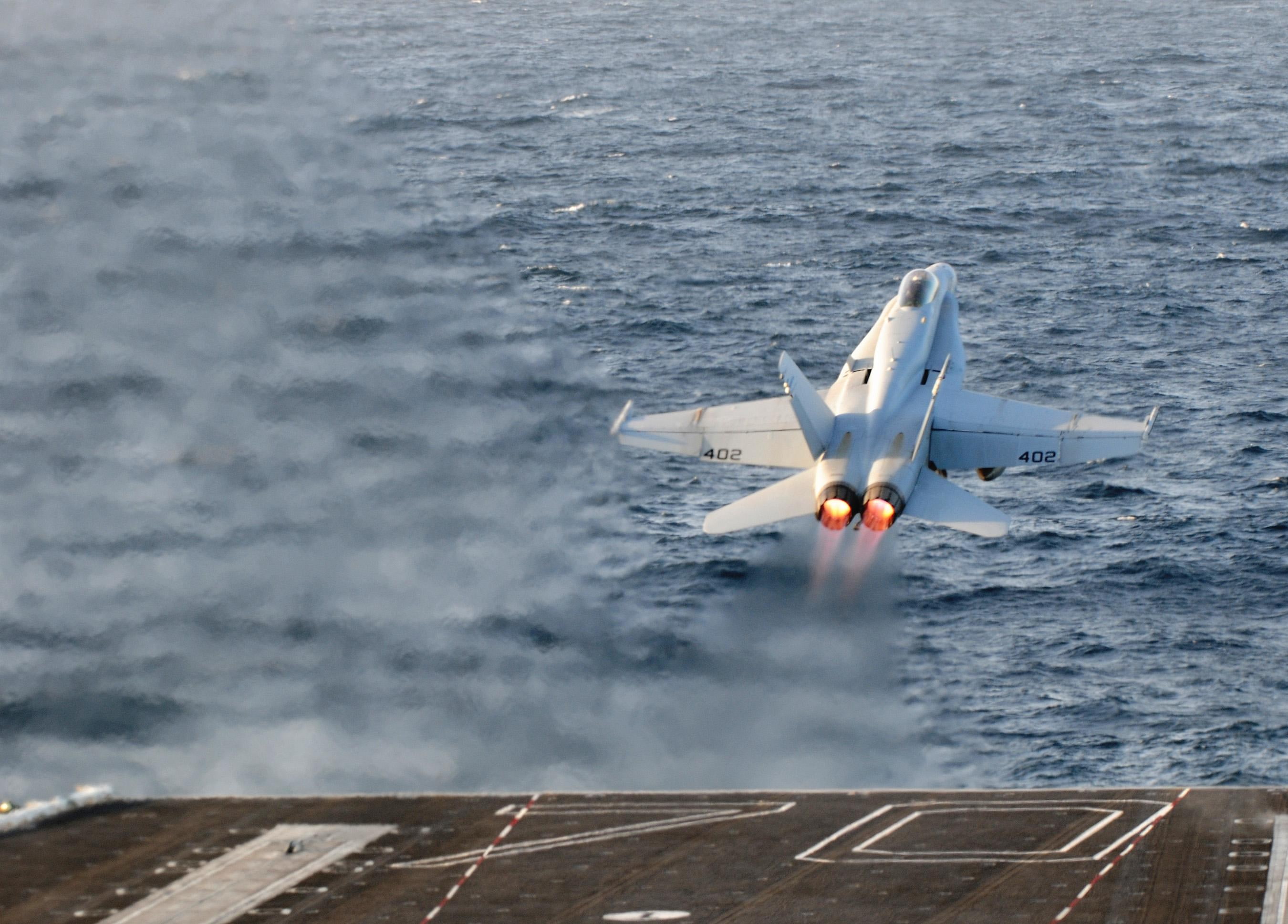 nature, motion, navy, fighter plane, water, military, surveillance, on the move, air vehicle, day, mcdonnell douglas fa 18 hornet, aerospace industry, outdoors, HD Wallpaper