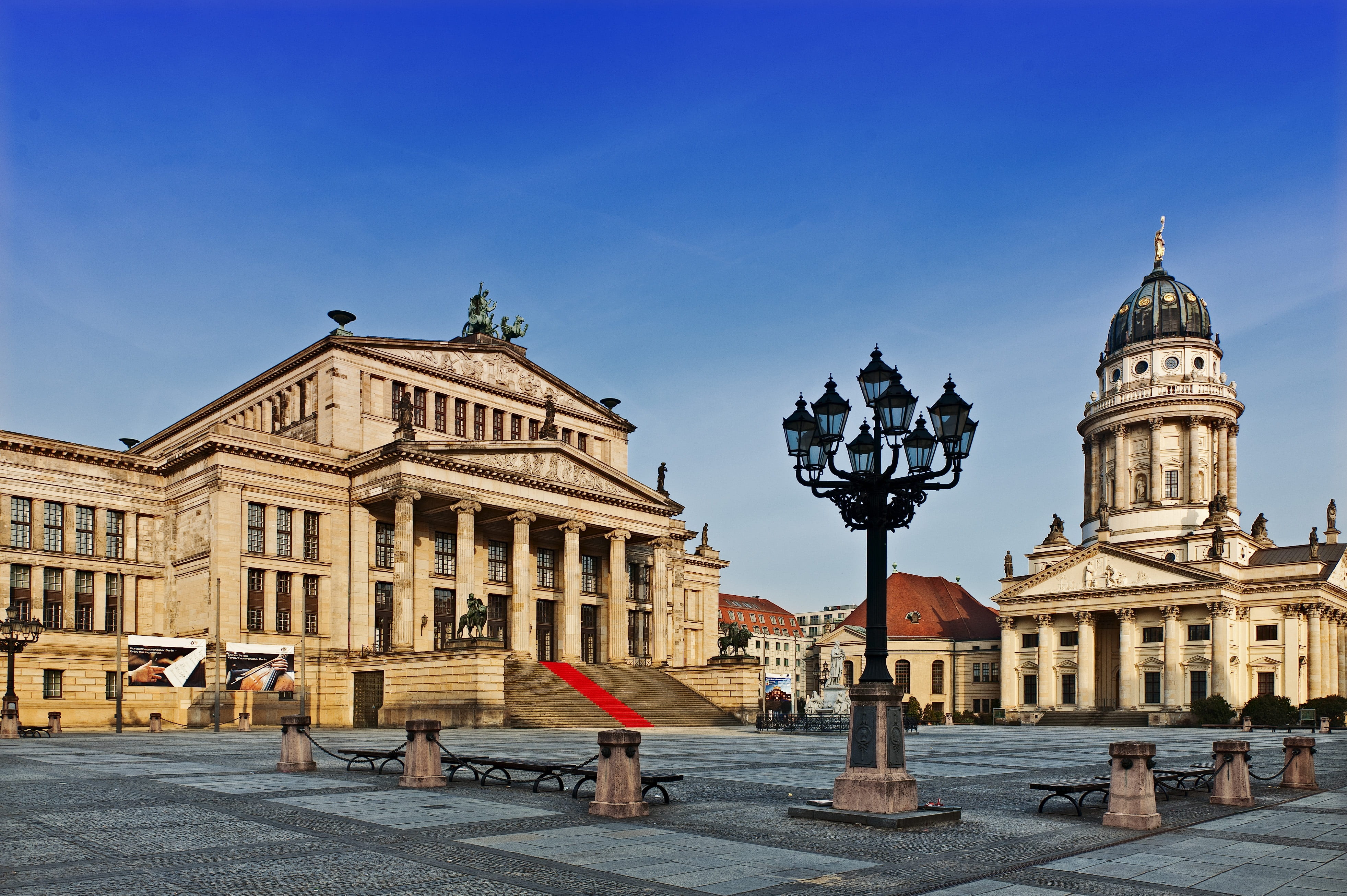 berlin, outdoors, tourism, the past, architecture, sky, history, religion, germany, built structure, capital, building exterior, street, museum, travel, HD Wallpaper