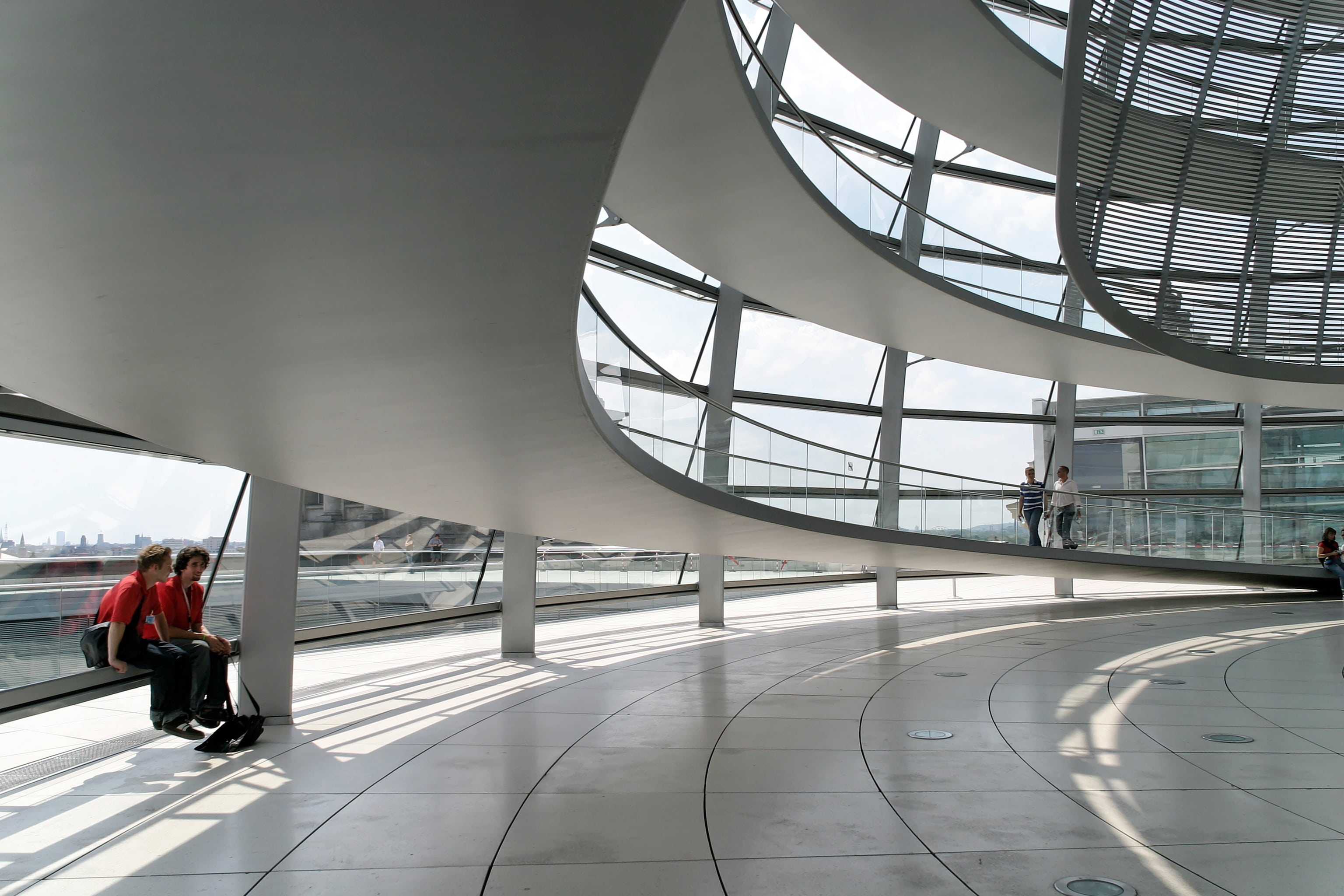 spiral, indoors, spree, modern, sunlight, travel, government, full length, men, transportation, berlin, day, capital, photography, policy, walking, bundestag, HD Wallpaper